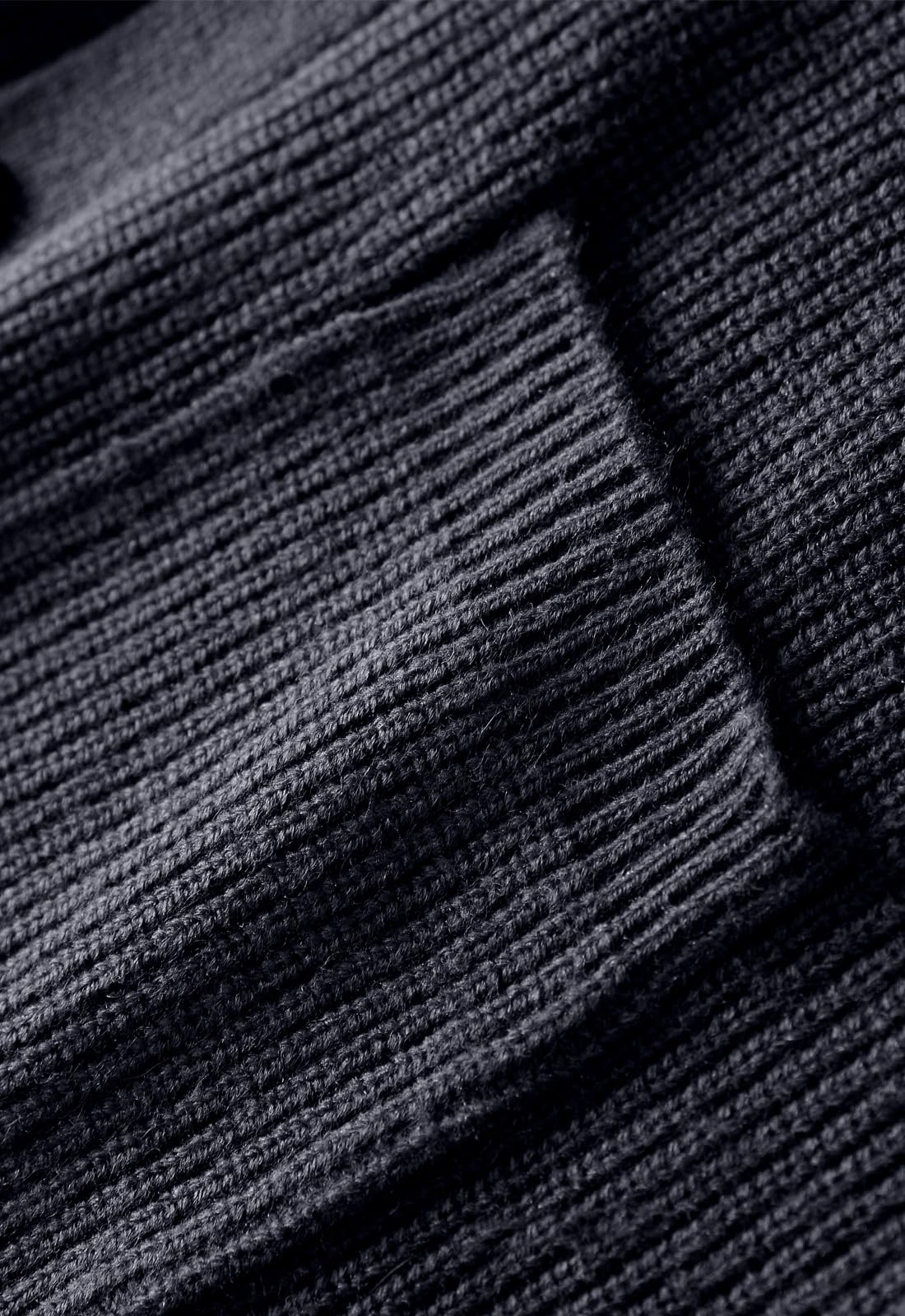 Suéter Masculino Chaleco Cuello V sin Mangas Ropa Masculina