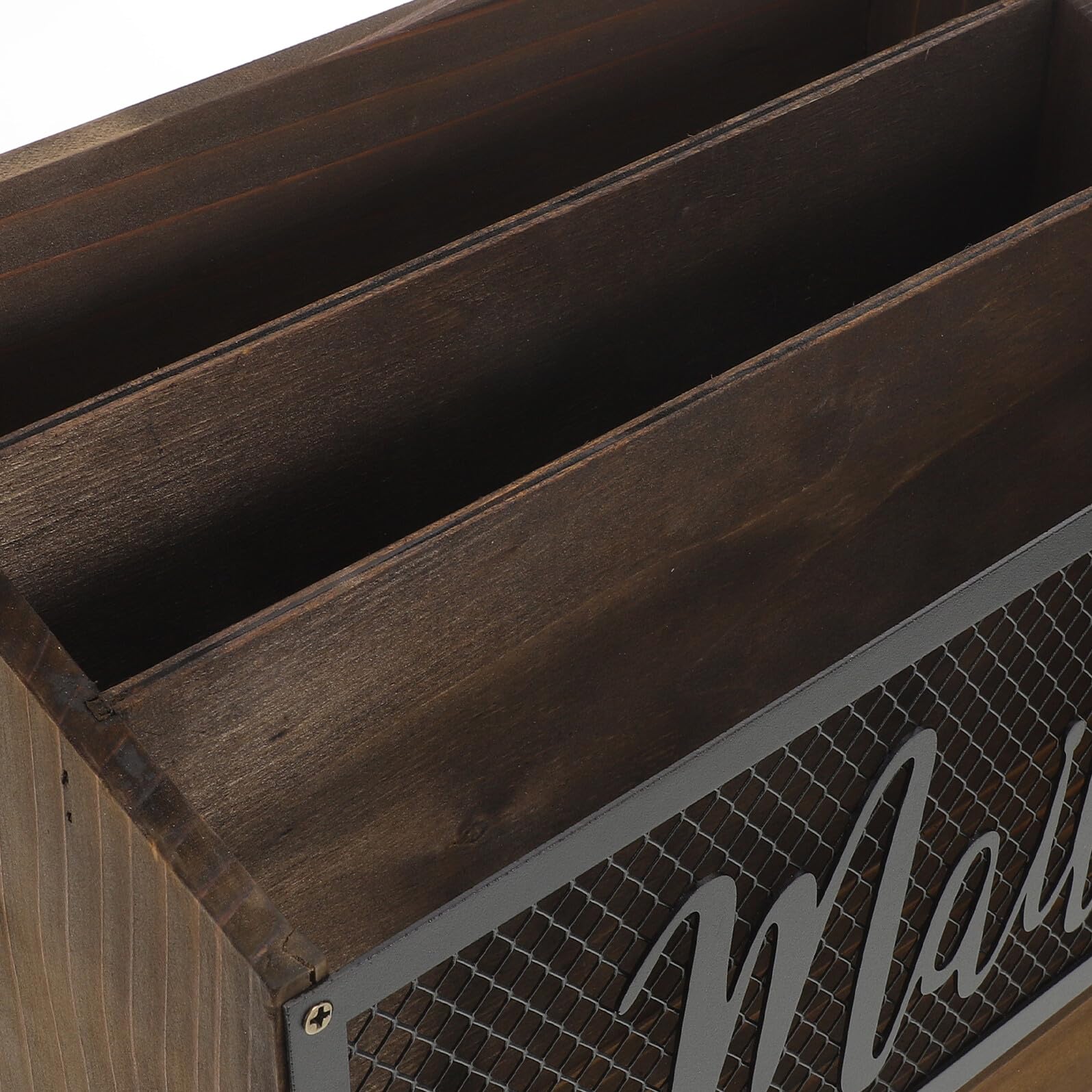 MAGICLULU Portadocumenti in Legno da Tavolo con Scomparti e Cassetto Organizer per Posta e Accessori da Scrivania Adatto per Documenti e Lettere