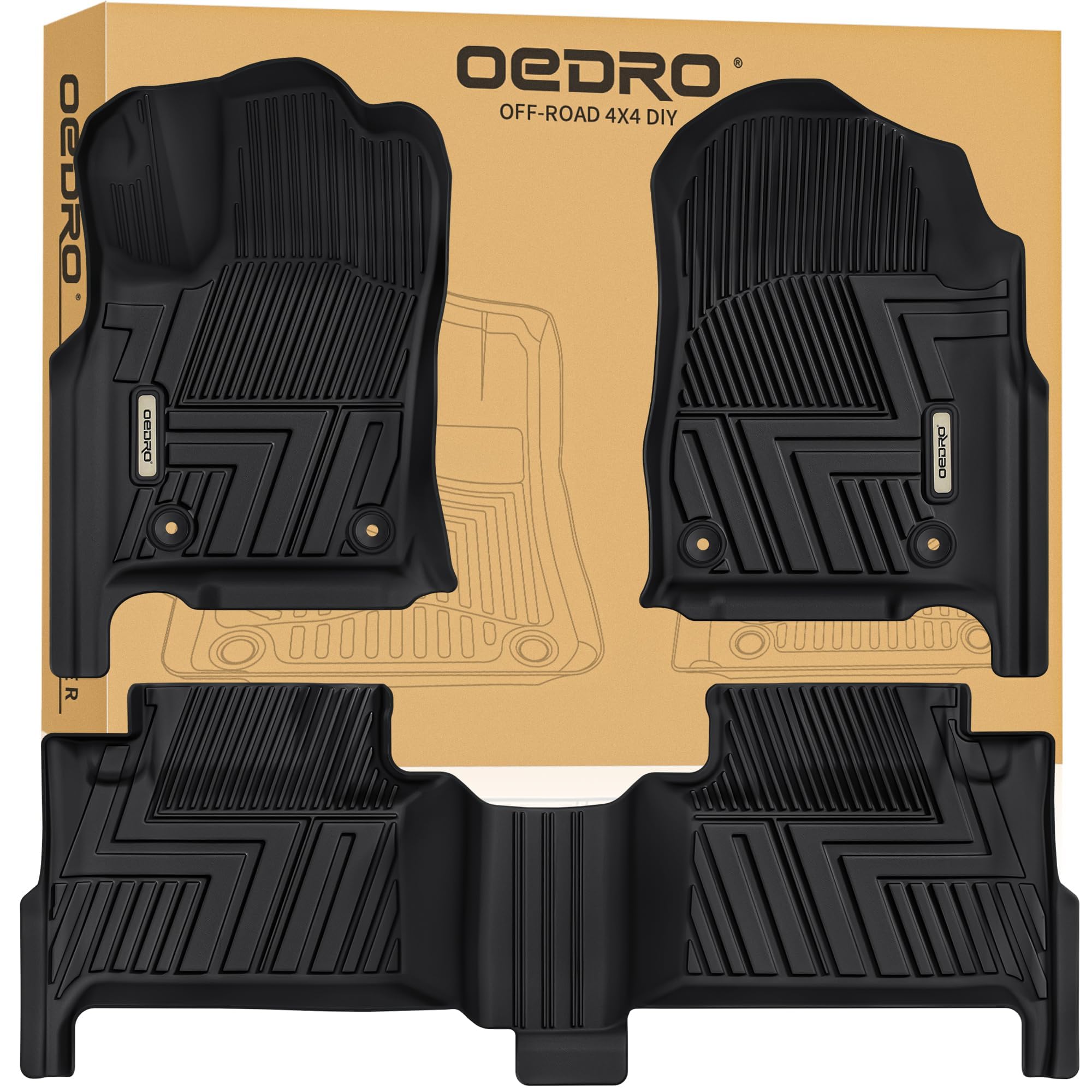 Amazon | OEDRO フロアマット 2016-2021 Jeep Grand Cherokee/Dodge