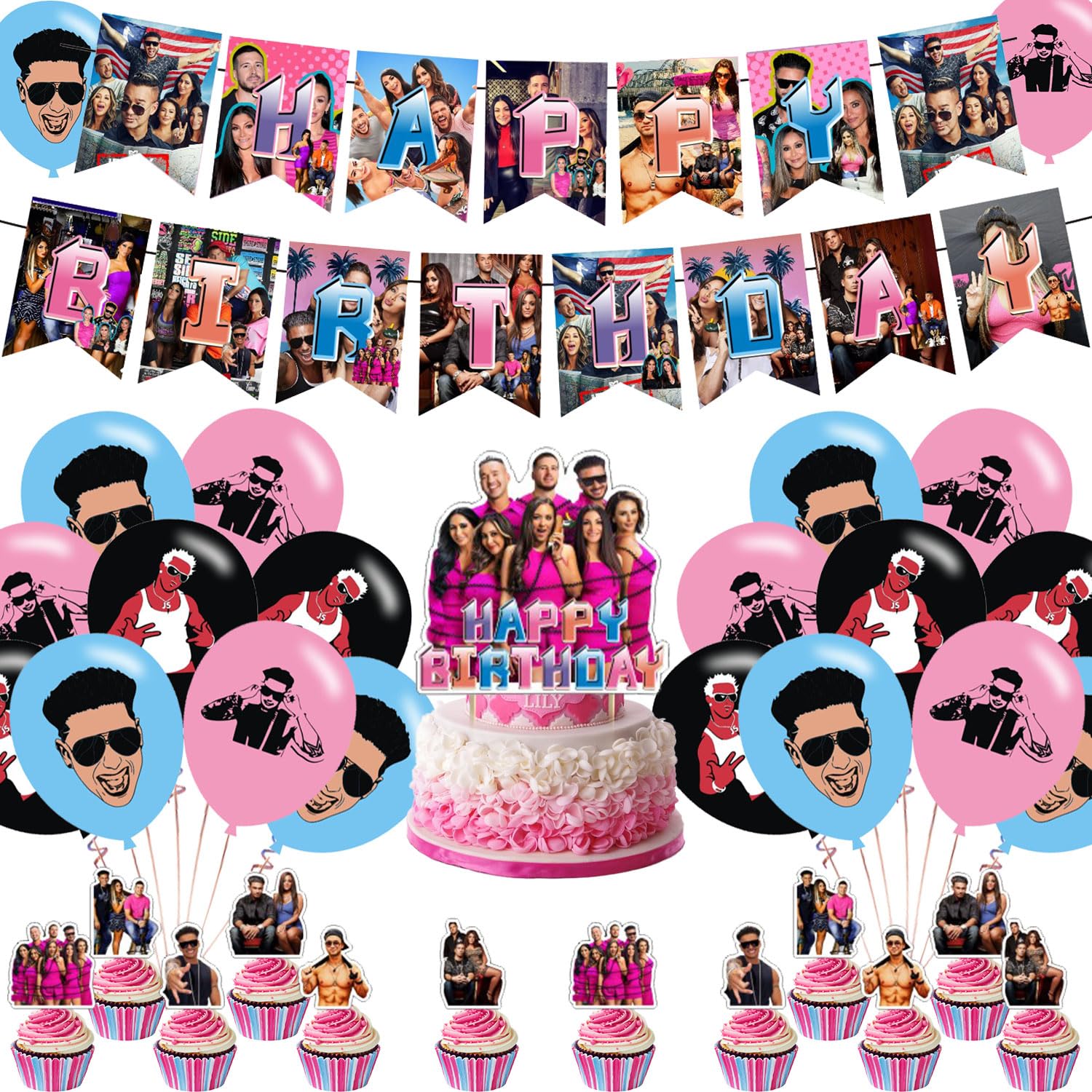 Jersey Shore Birthday Party Supplies, Jersey Shore Party Decorations