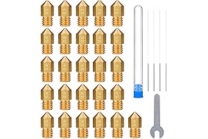 ELEGOO 26-Piece 3D Nozzle Set for MK8 Hotends
