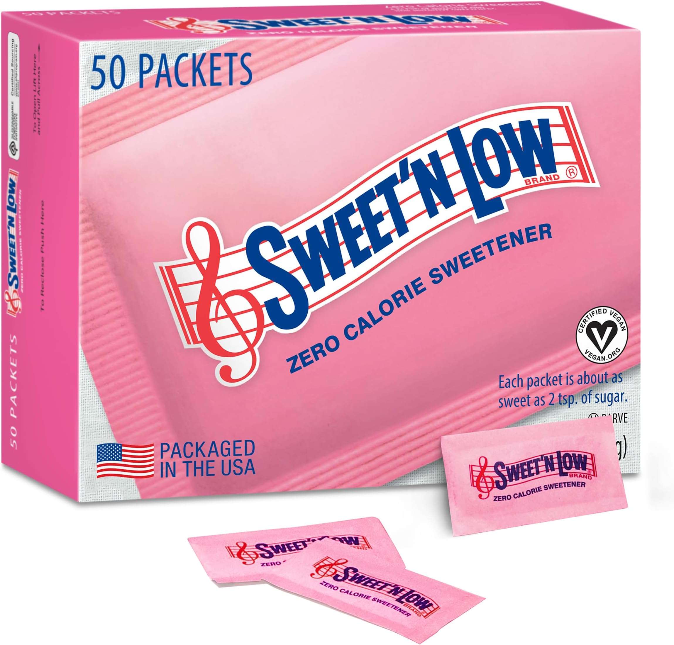 Sweet’N Low ZeroCalorie Sweetener, Contains Saccharin, Sugar Substitute, Keto