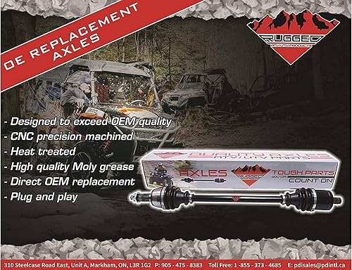 Miniatura 4 de Eje de rendimiento delantero izquierdoderecho resistente para Yamaha YFM700 Grizzly FI 4x4 AutoEPSEPS SEEPS LEEPS XT-R, componentes de precisión