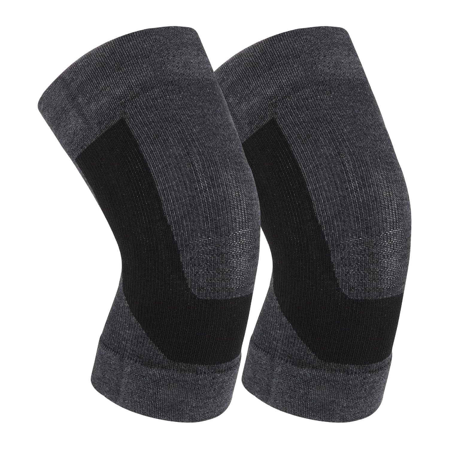 Sports Knee Support Non-Slip Compression Knee Support for Men and Women Used for Arthritis Meniscus Tear ACL Tendonitis Joint Pain Movement and Running Pack of 2 L