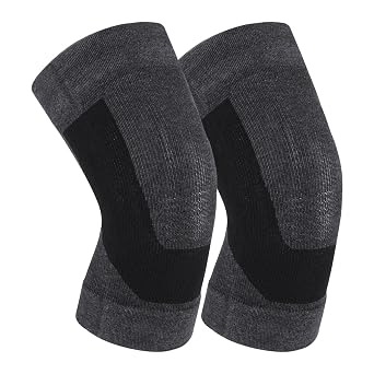 Sports Knee Support Non-Slip Compression Knee Support for Men and Women Used for Arthritis Meniscus Tear ACL Tendonitis Joint Pain Movement and Running Pack of 2 M