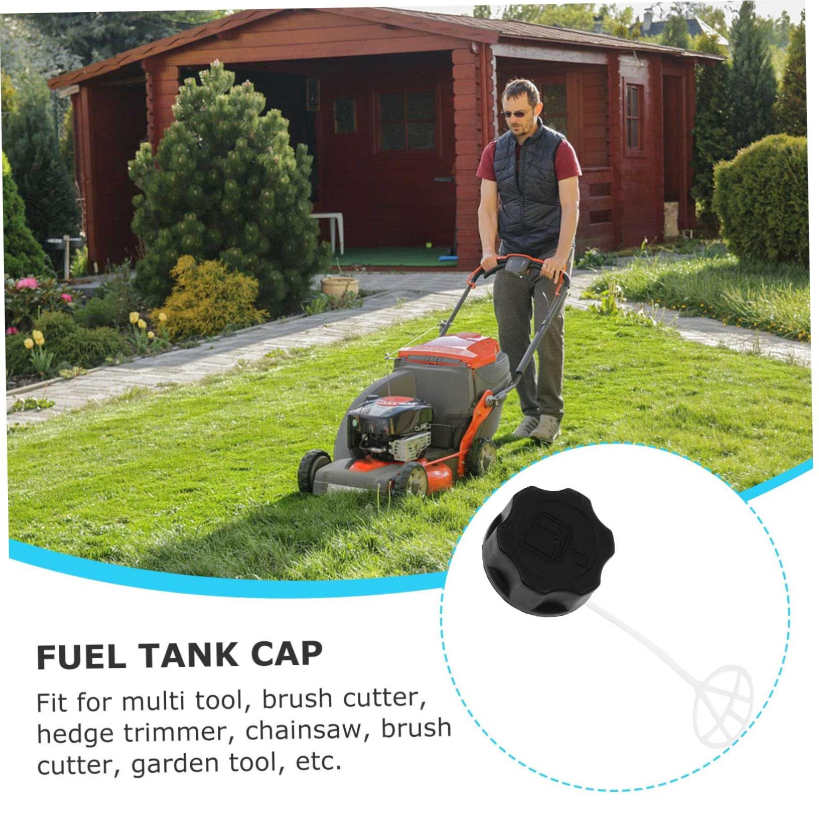 Tapa De Tanque De Aceite Para Accesorio De Motosierra Desbrozadora Compatible Negro