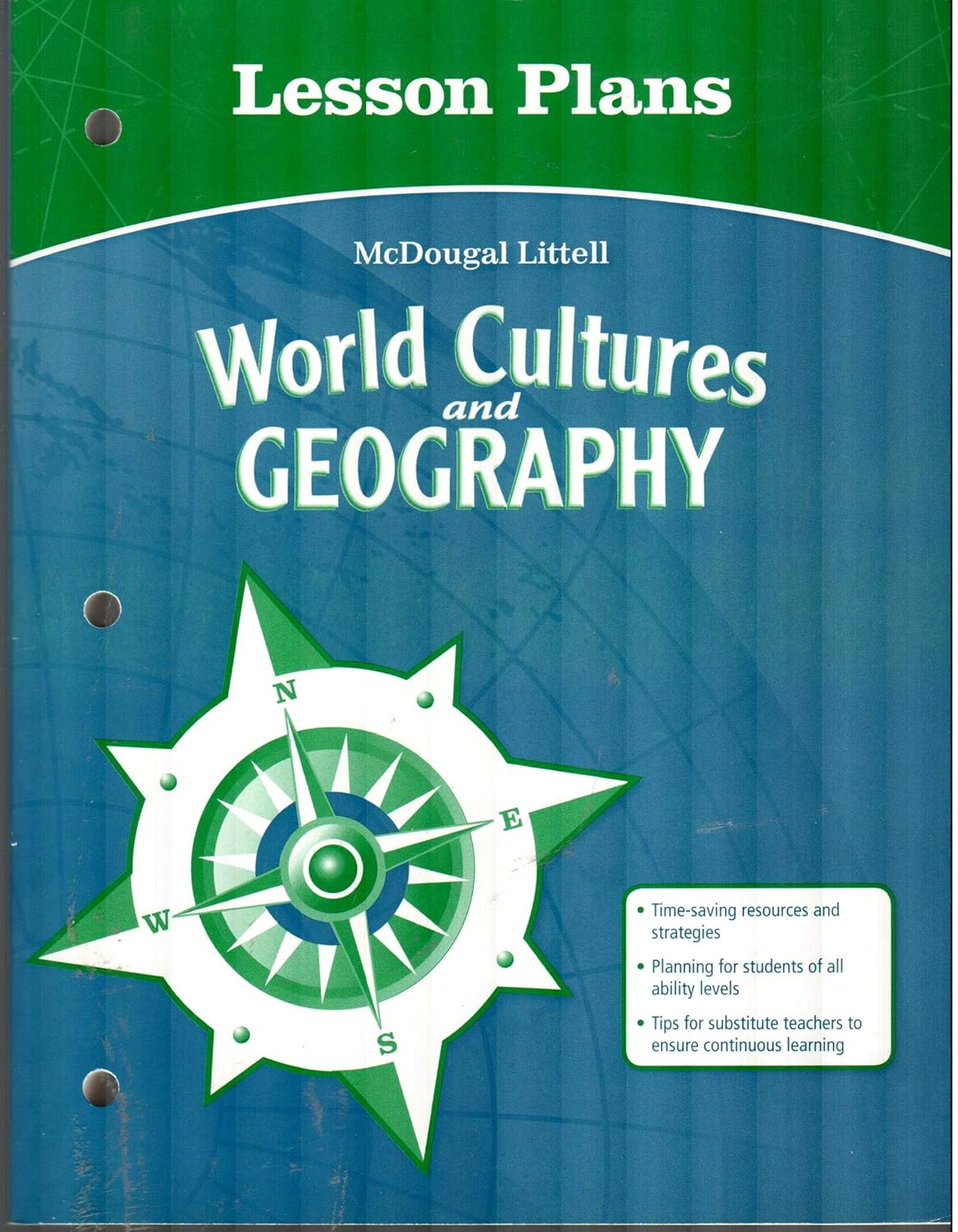 McDougal Littell World Cultures and Geography Lesson Plans. (Paperback