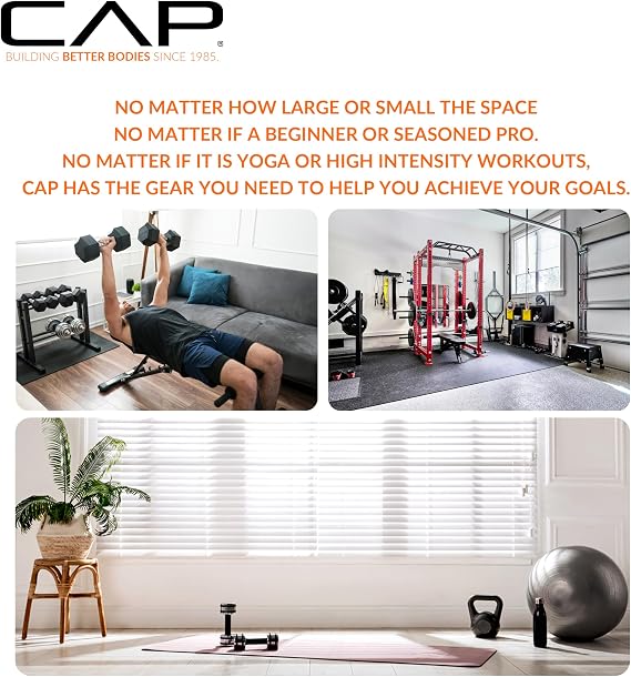 CAP Barbell Sit Up Bench Adjustable Decline Ab Bench for Home Gym Multi-Purpose Slant Board for Core Strength, Sit-Ups,Body Workouts