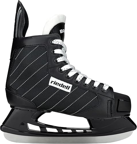 Miniatura 3 de Riedell Bruin - Patines de hockey sobre hielo duraderos y cómodos para hombres y mujeres, con parte superior acolchada de espuma resistente