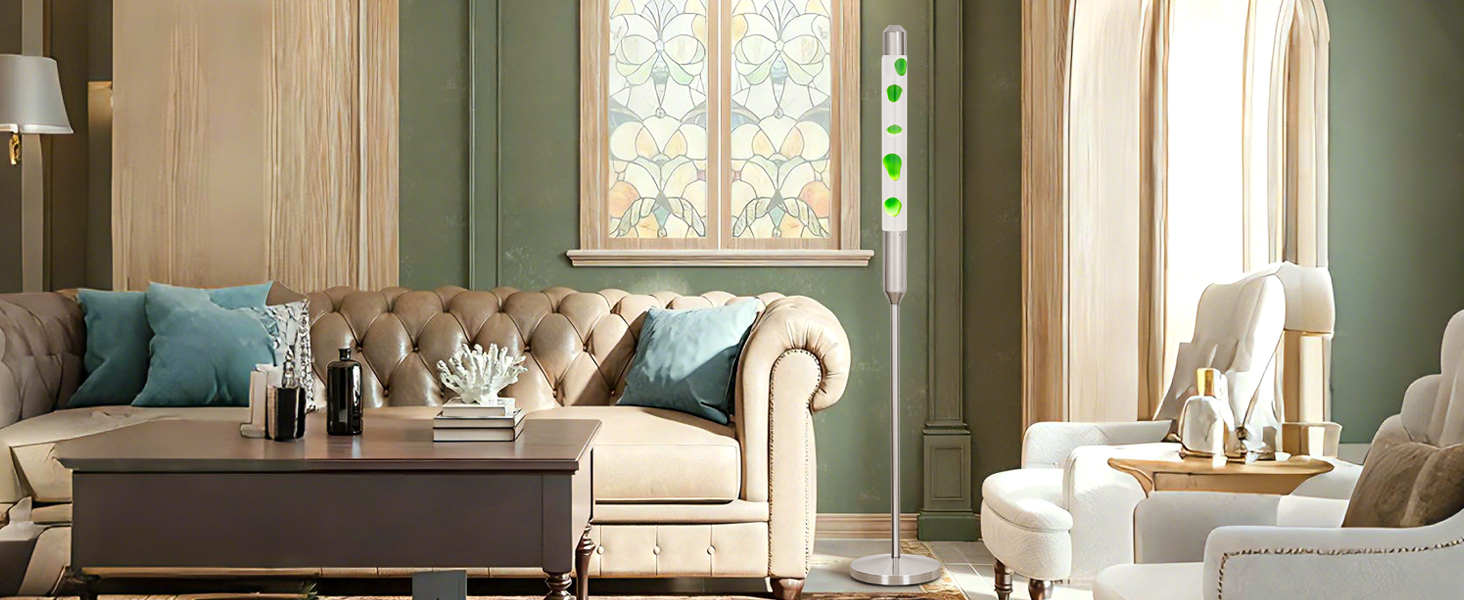 Kyzfy 59-Inch Liquid Motion Lamp,Magma Lamp, Mood Relaxation Light