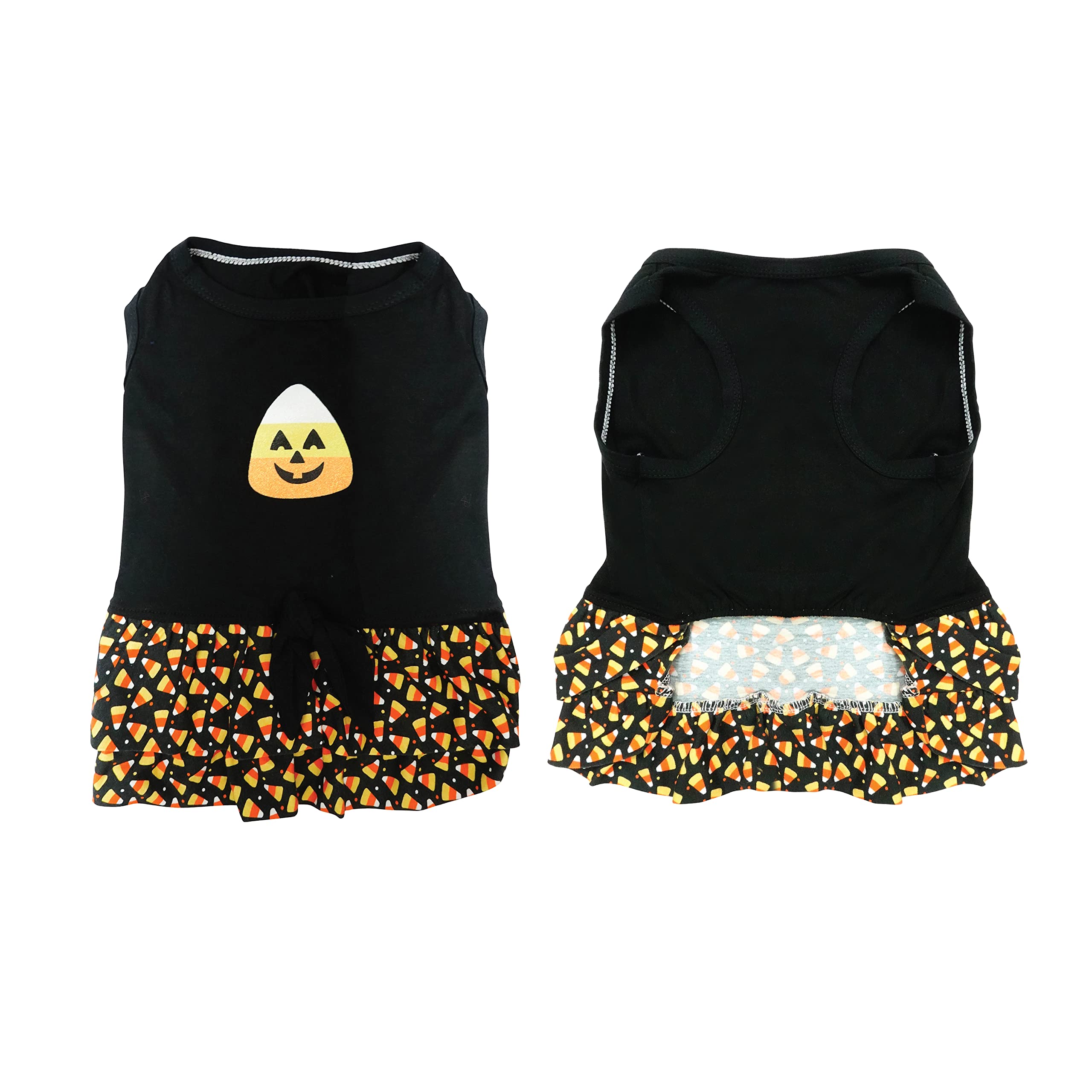Best Furry Friends Dress for Dogs, Candy Corn, X-Small