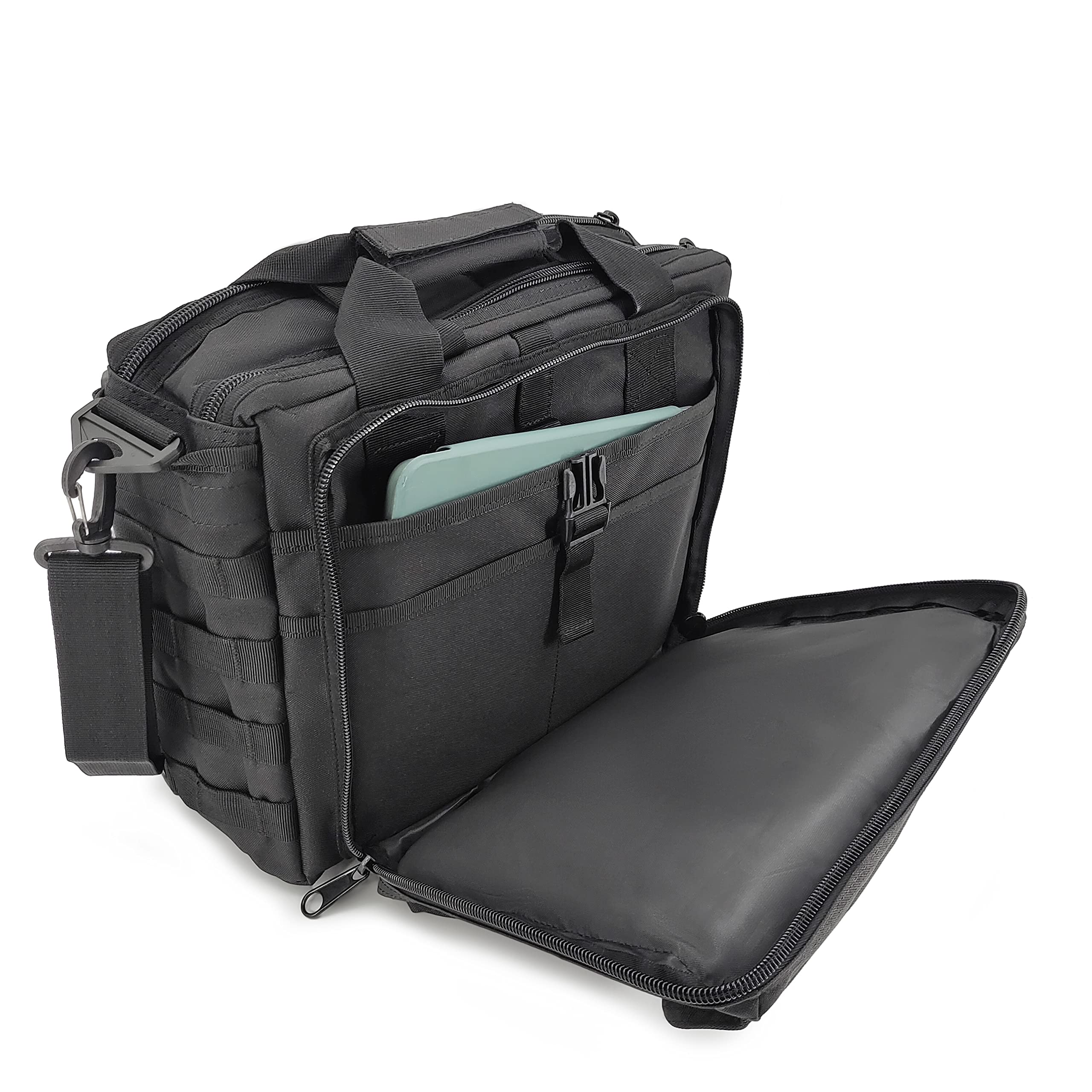 Jaegvida Sacoche tactique militaire pour ordinateur portable 14"
