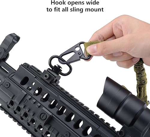 Miniatura 10 de BOOSTEADY Two Point Sling with QD Swivel, Gun Sling, Lightweight Gun Strap