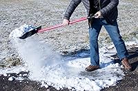 Vista 10 de Pala para nieve, de Bully Tools, 92814, con mango de fibra de vidrio en forma de D, 22 pulgadas