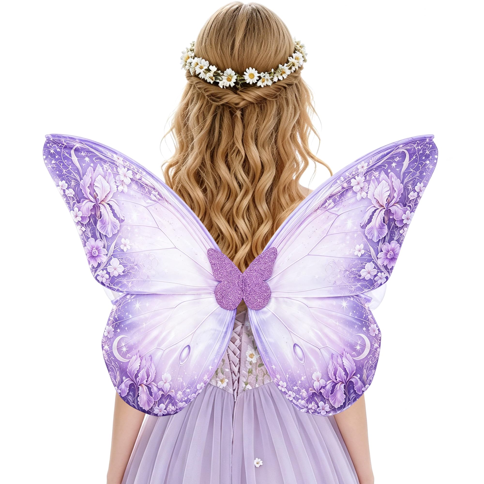 CozDazz Fairy Wings for Women, Double Layer Butterfly Fancy Dress Costume