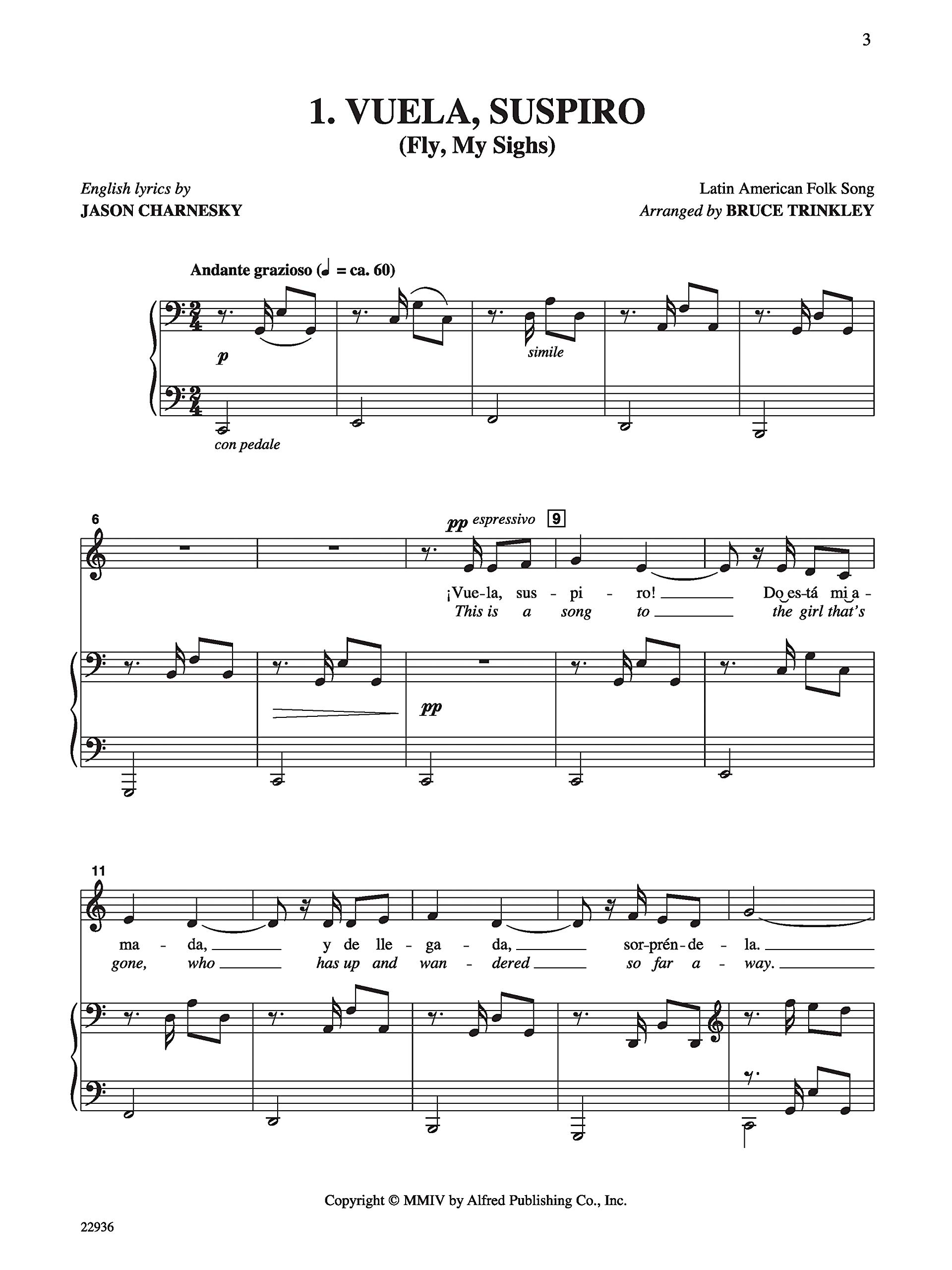 Nine Latin American Folk Songs for Medium Low Voice: Arranged for Solo Voice and Piano; For Recitals, Concerts, and Contests