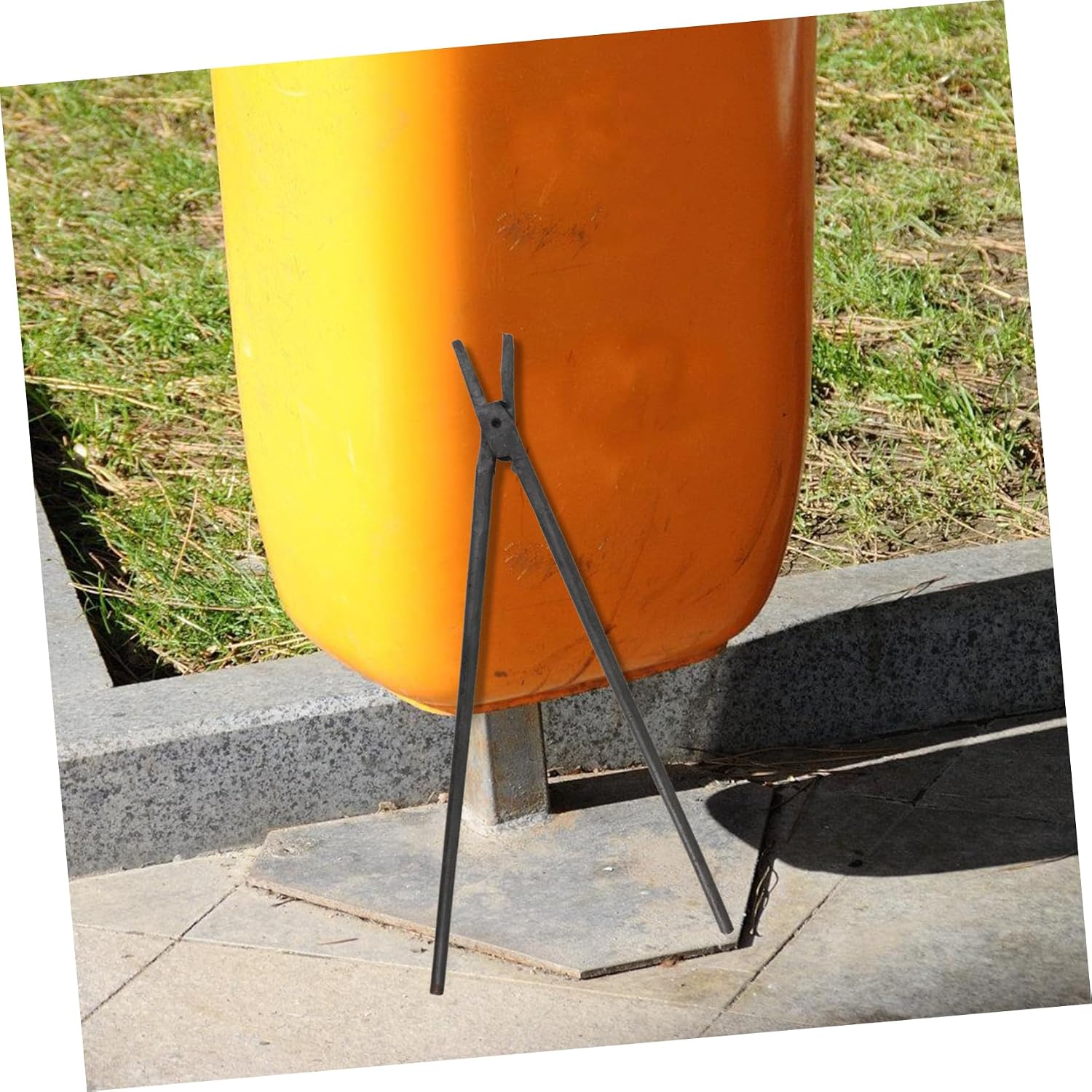 Metal Garbage Tongs with Long Handle High Carbon Steel Grabber