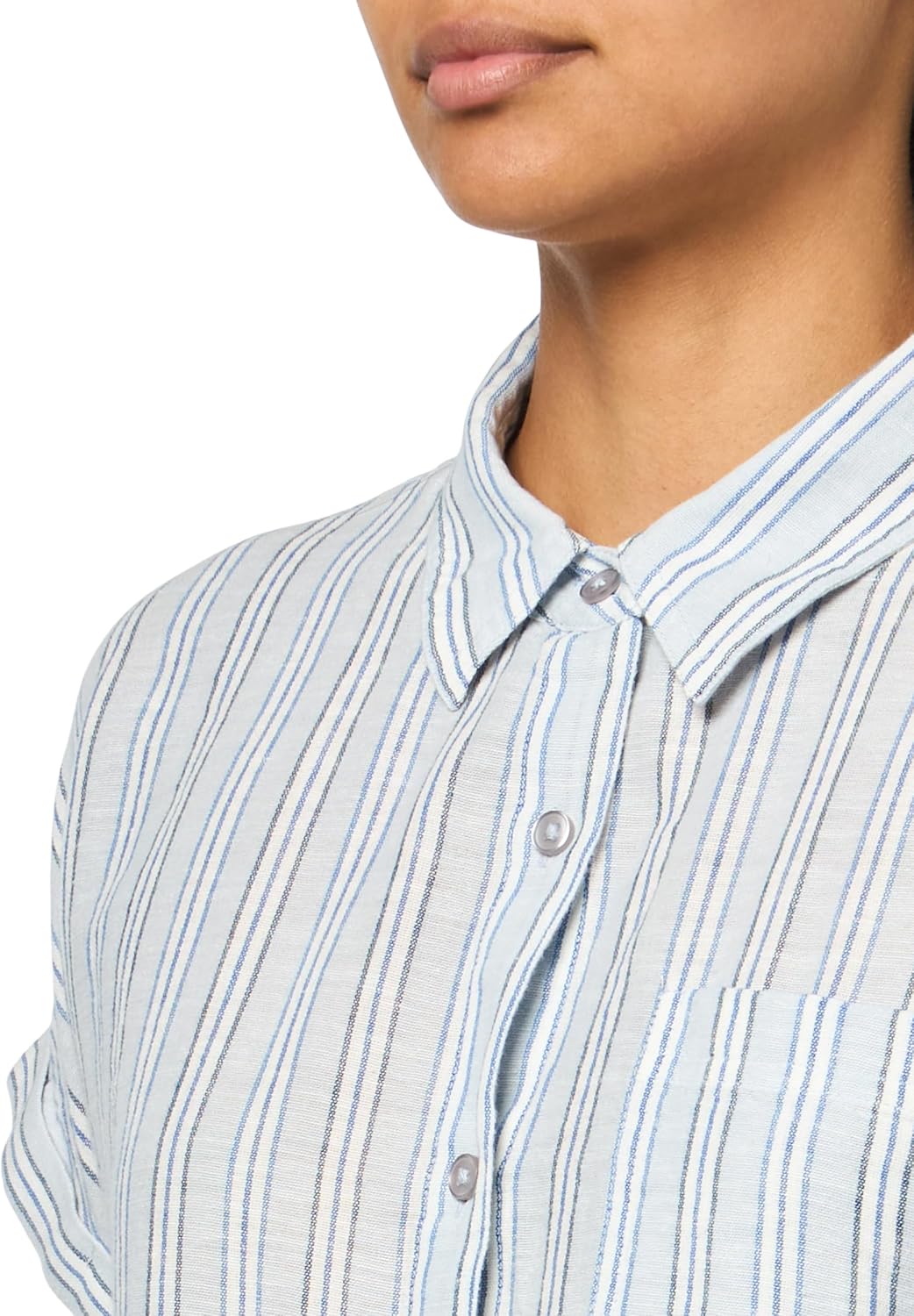 Lucky Brand Womens Rolled Sleeve Button Down - Image 3