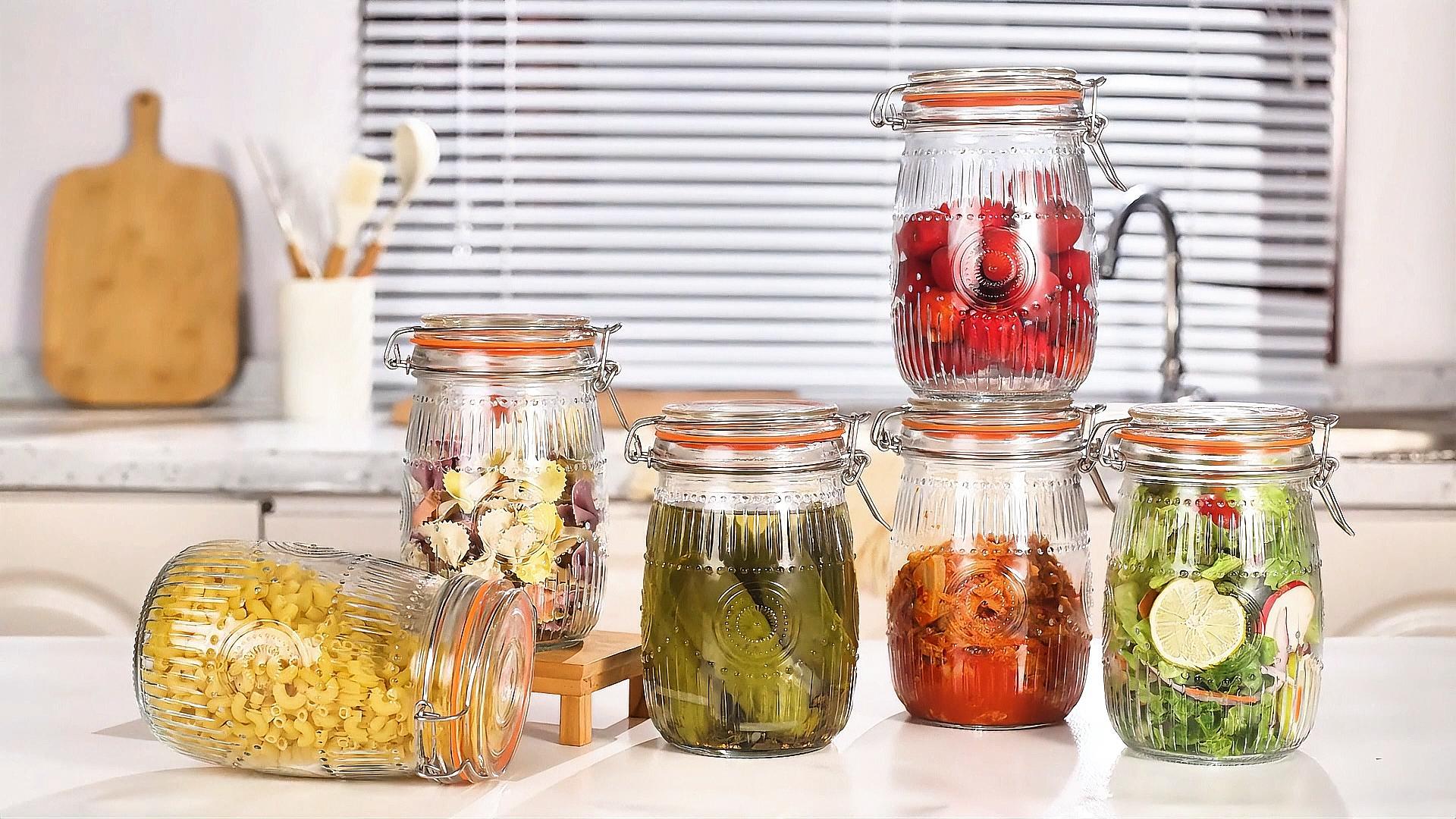 ジャーフル　AIRTIGHT MLR Amazon.com: Amzcku Wide Mouth Vintage Mason Jars with Airtight Lid