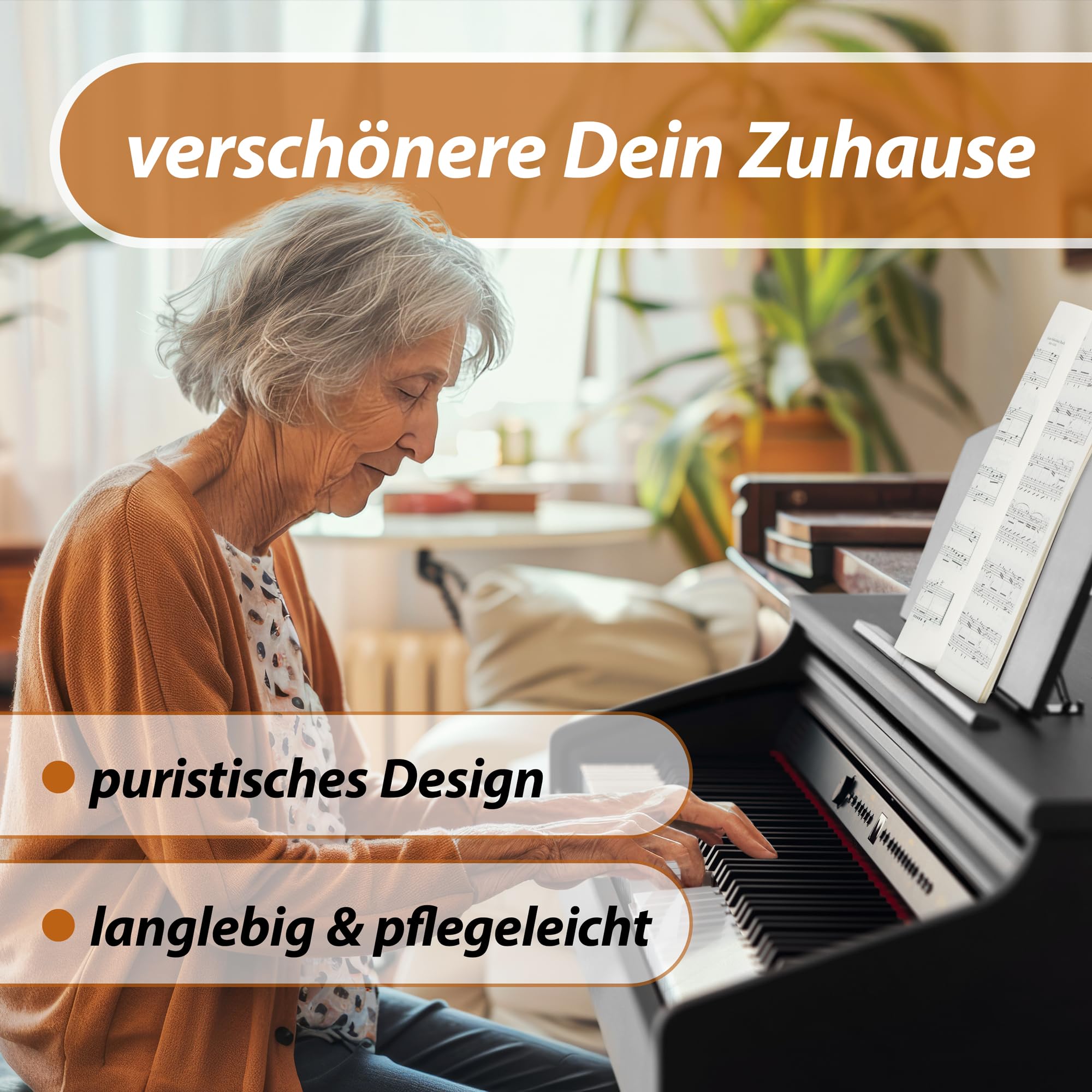 Classic Cantabile DP-50 SM pianino elektryczne, czarny mat, zestaw z ławką, słuchawkami i szkołą fortepianu