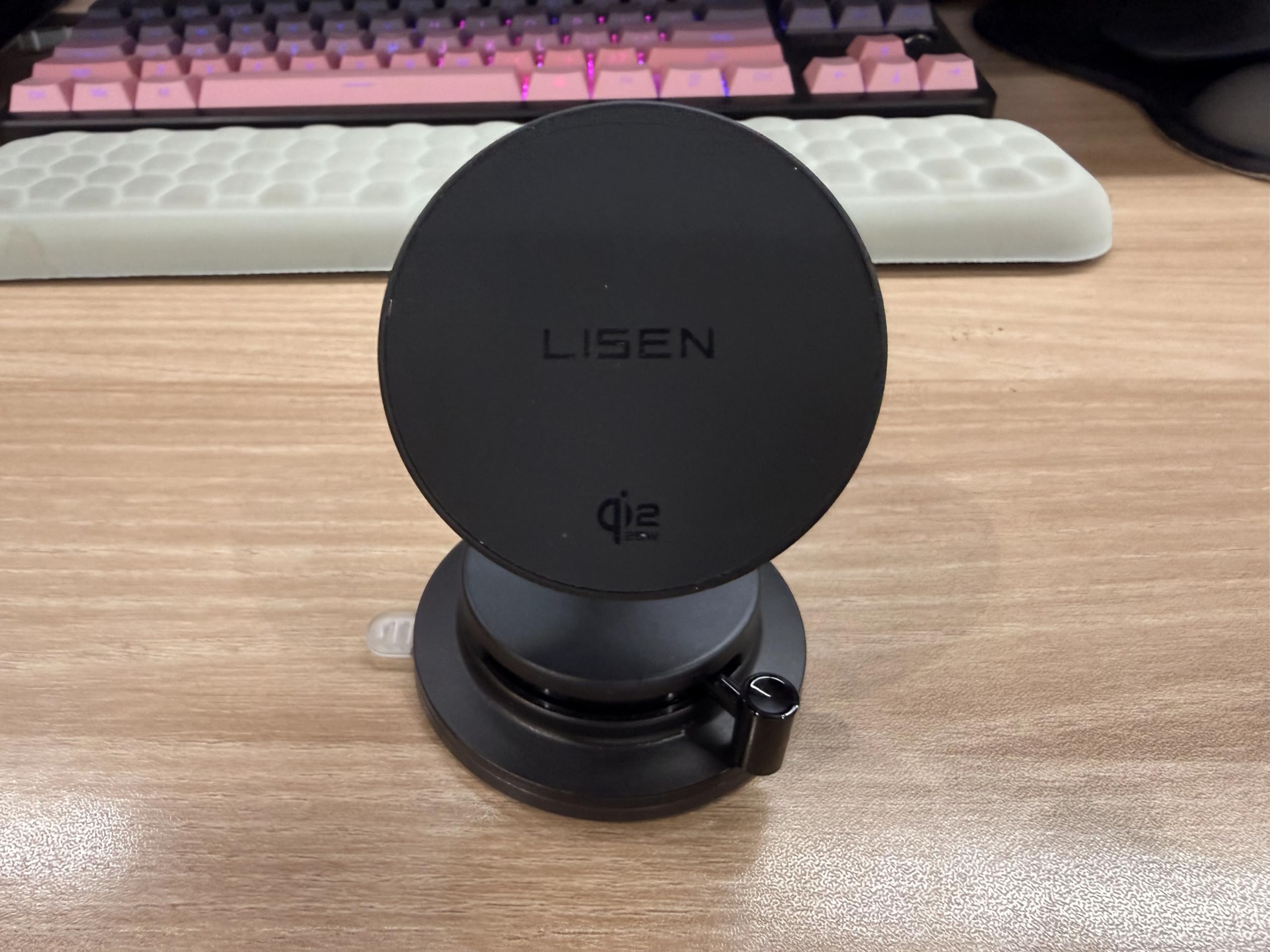 LISEN Qi2 2 25W Magsafe Car Mount Charger Suctionpro Cup Upgrade 95W Custom Adapte 360 Vacuum Suction Cup