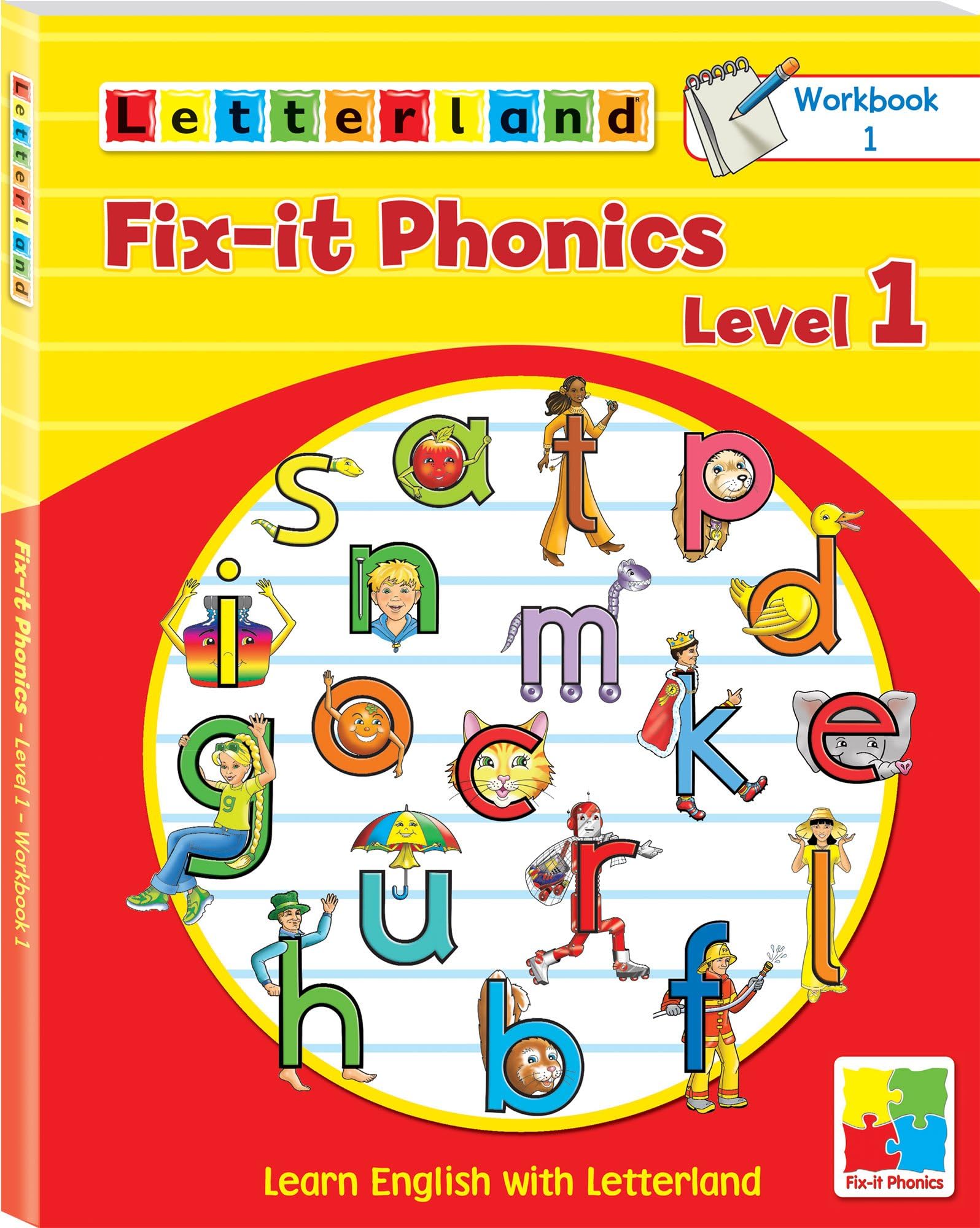 Fix-it Phonics: Workbook 1 Level 1: Learn English with Letterland Paperback – Import, January 1, 1853