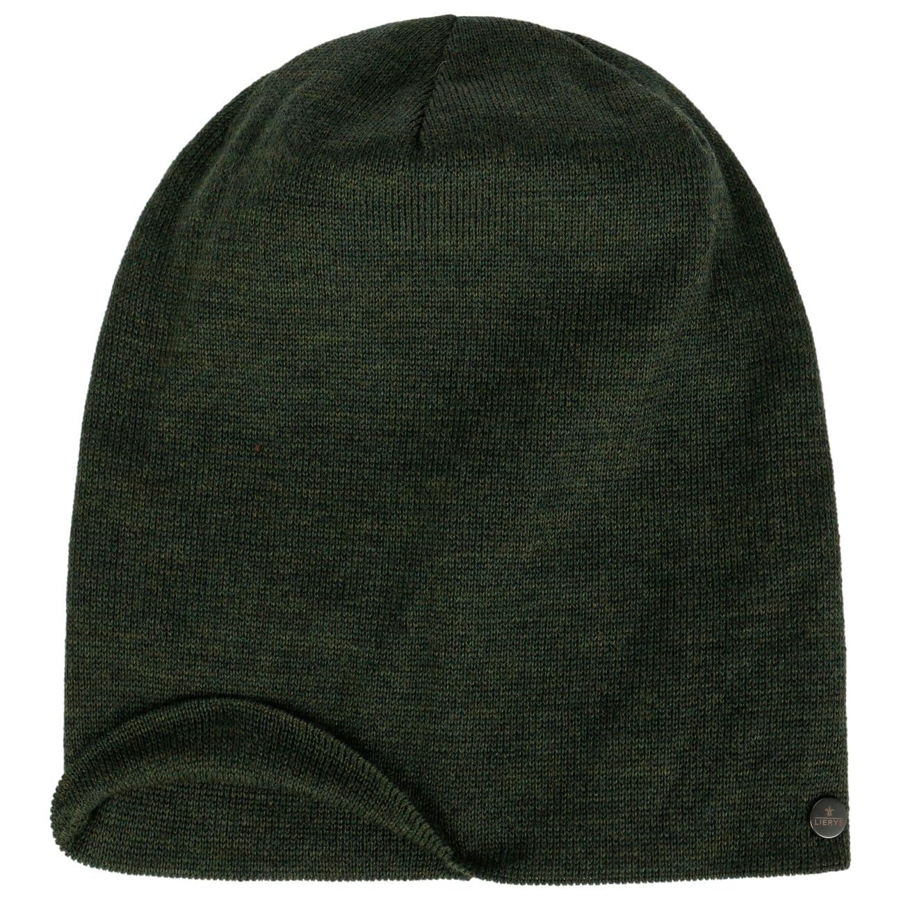 LIERYS Fine Merino Long Beanie Strickmütze Oversize Made in Germany Unisex Sommer Winter
