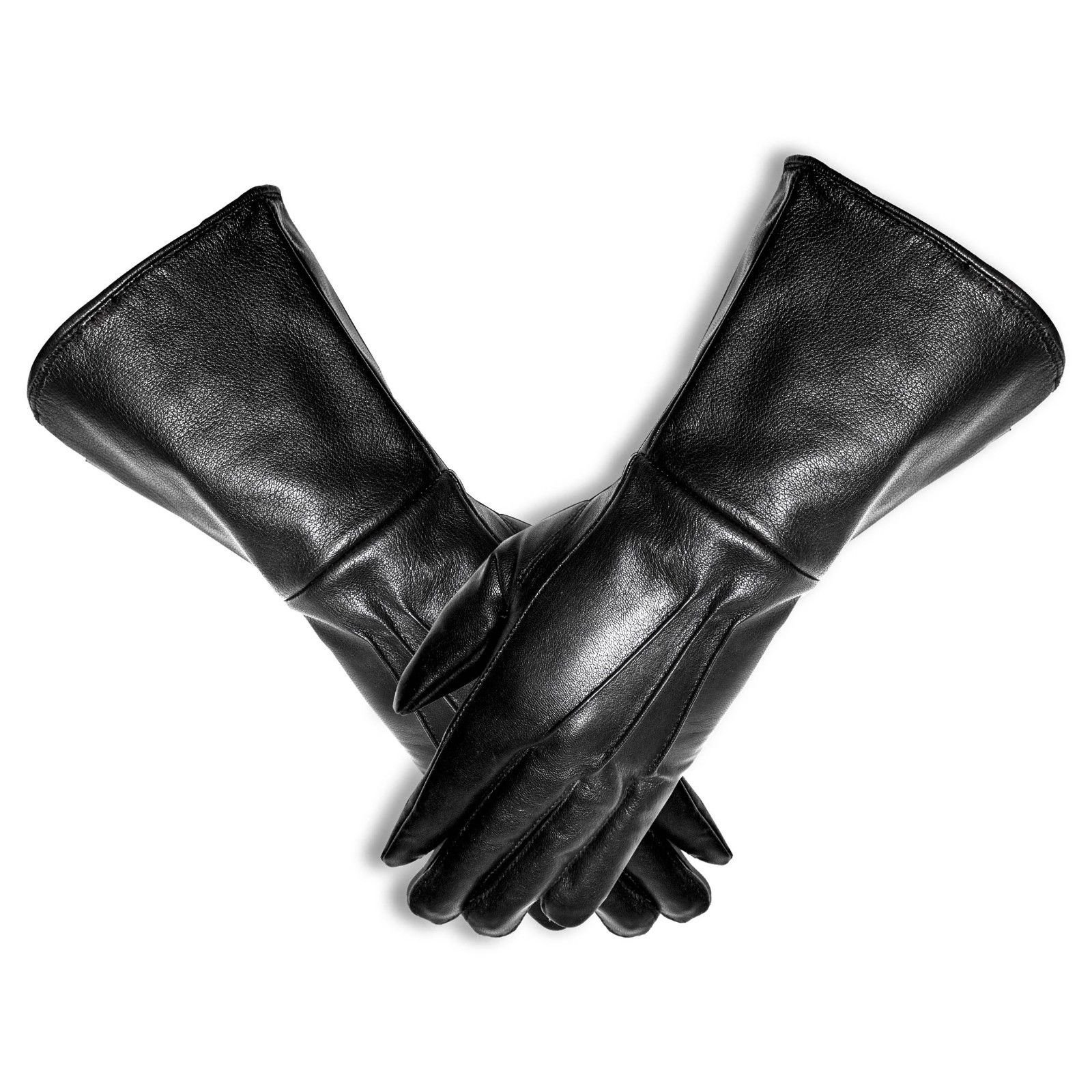 Genuine Leather Unlined TIE Fighter pilot gauntlets Gloves