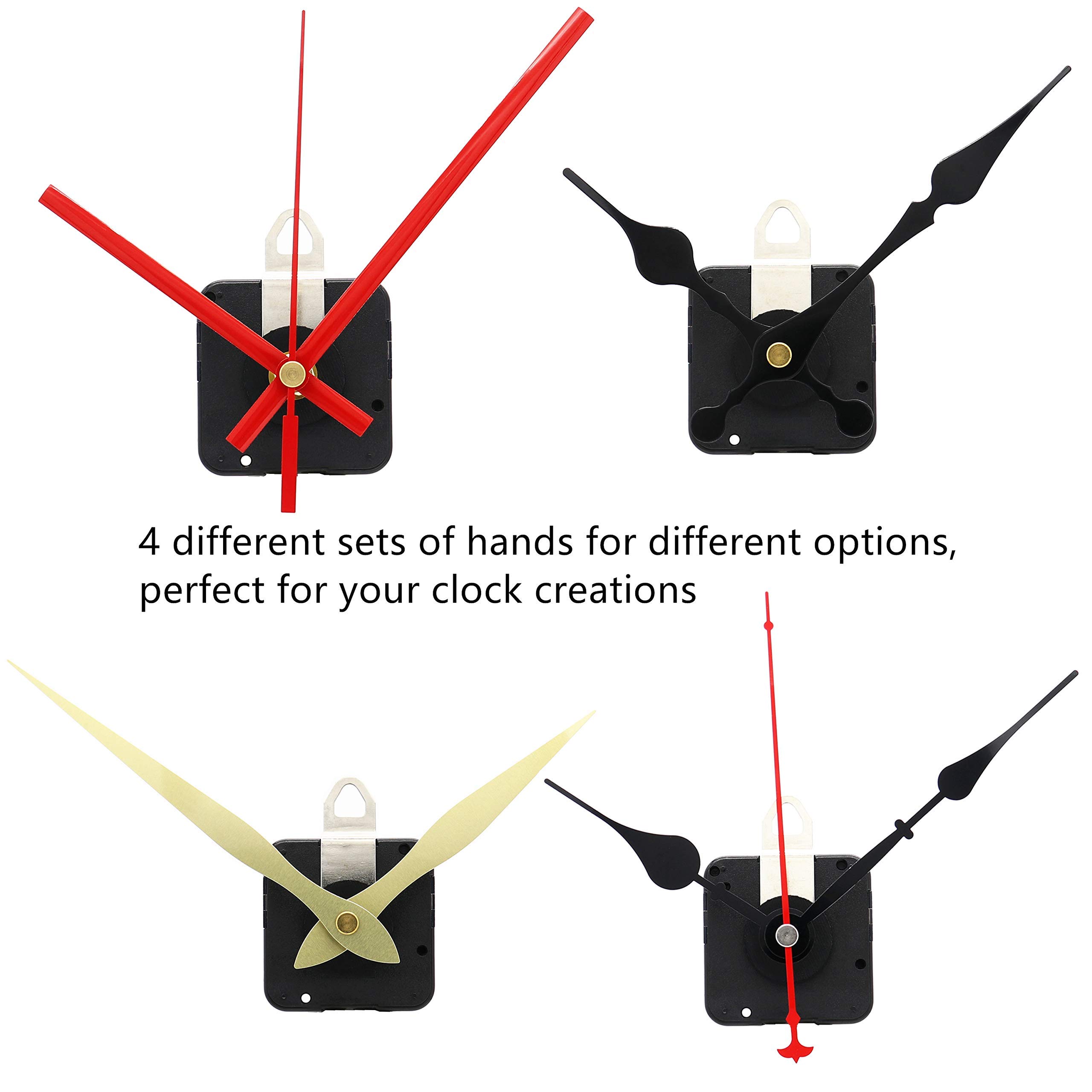 JECOMPRIS 12pièces Écrous Laiton Pour Aiguilles Horloge Murale Accessoires De Réparation Pour Mécanismes De Pendules Et Horloges Murales De Rechange Pour Bricolage