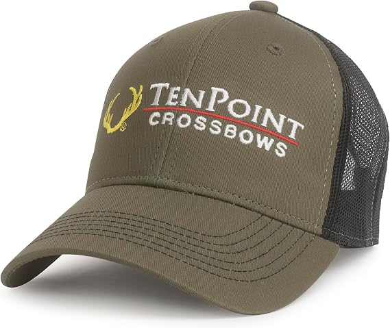TenPoint Embroidered Mesh Hat (Olive)