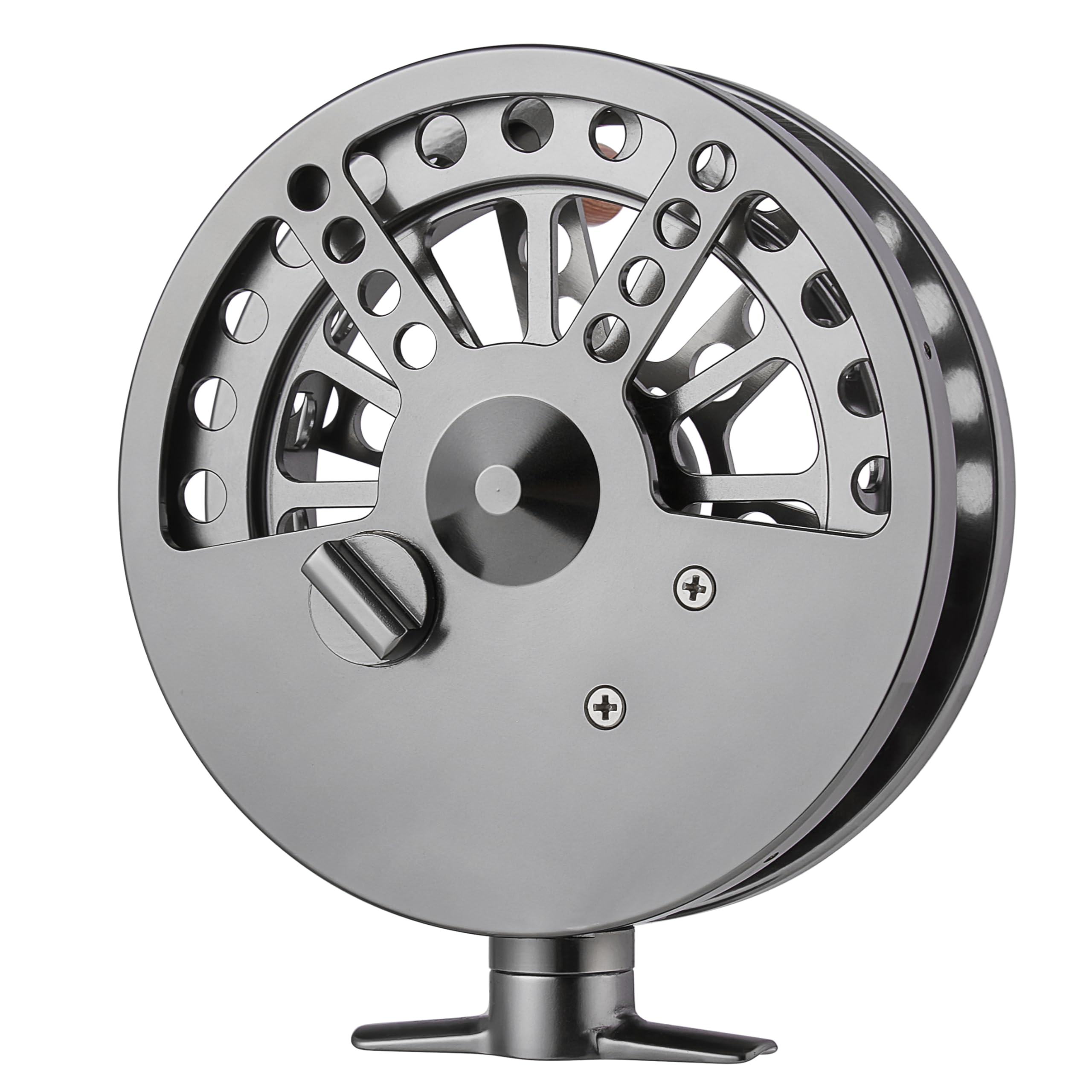 Centerpin Float Fishing Reel, 120mm, 4.75inch, Reversible Reel Direction, Free-Spinning Spool, Trotting, CNC Machined Aluminum, Steelhead, Trout and Salmon