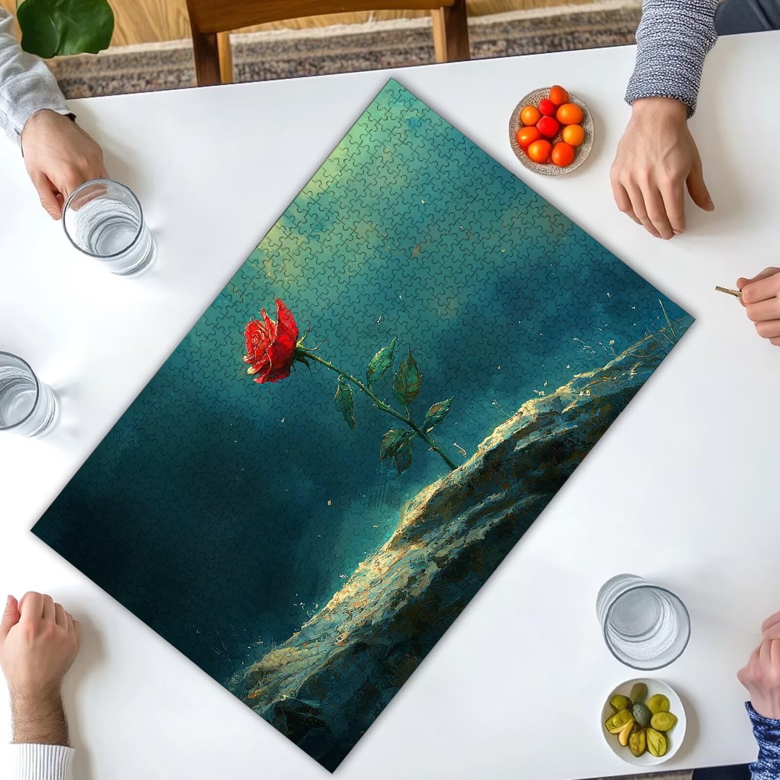 Puzzle 3000 Pièces Adultes, Puzzle Rose pour Adulte Débutant, 122x80 cm Grand Puzzles Fleur avec Boite, Jeu de Concentration pour Adultes, Puzzles Bois pour Décoration Maison, Cadeau Femme, -1896