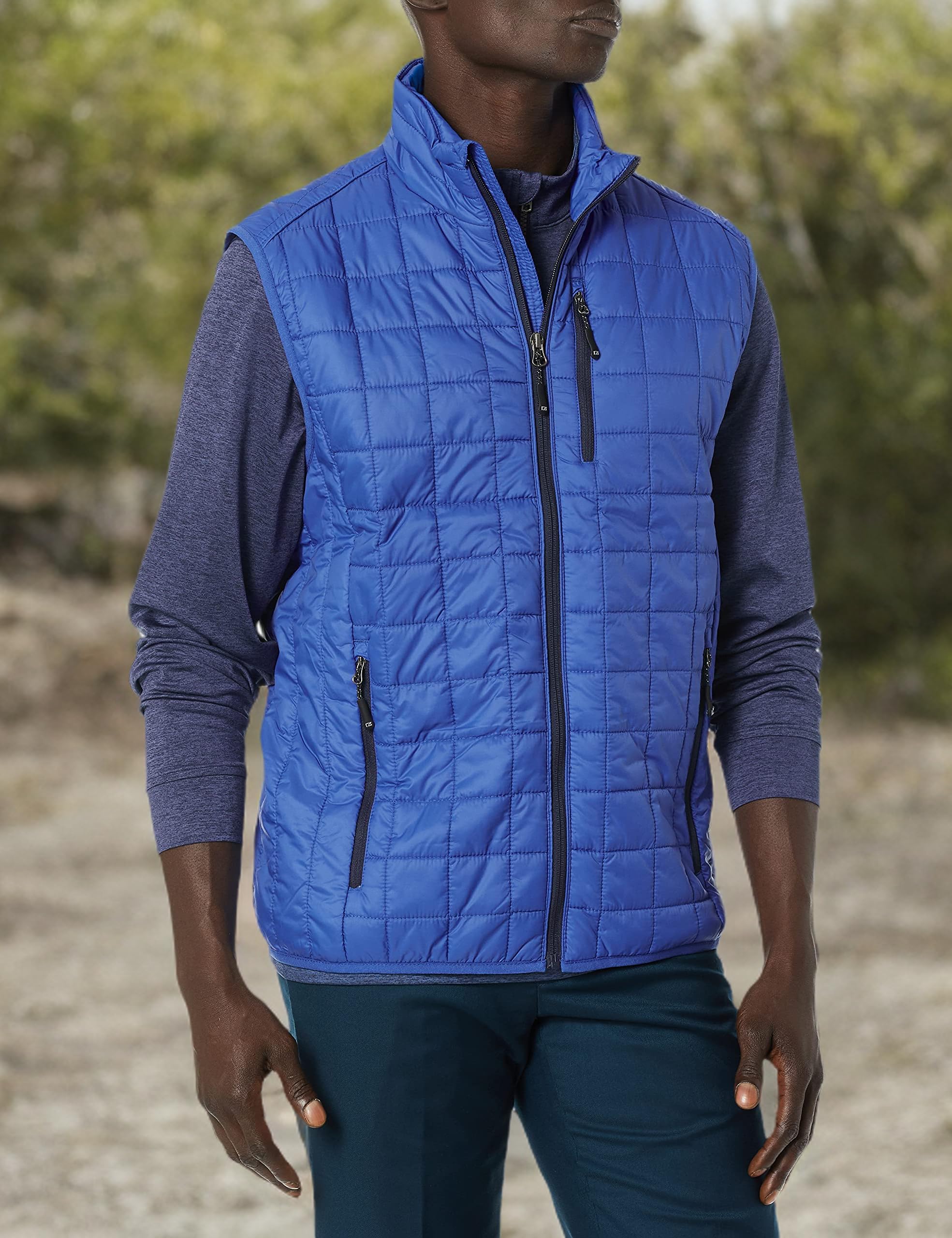 Cutter & Buck Weather Resistant Primaloft Down Alternative Rainer Vest Cappotto Piumino Uomo