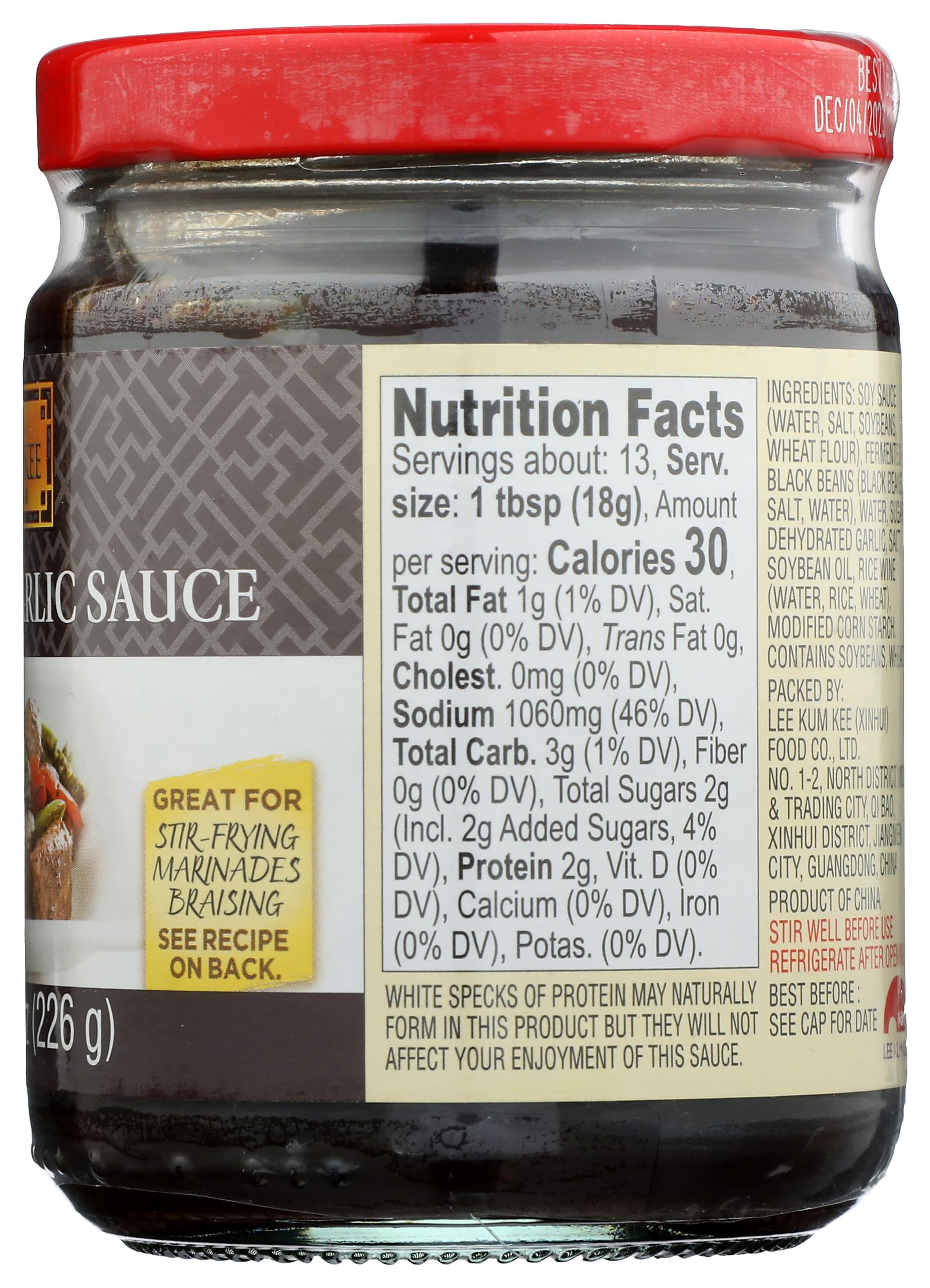 Lee Kum Kee, Sauce Black Bean Garlic, 8 Ounce