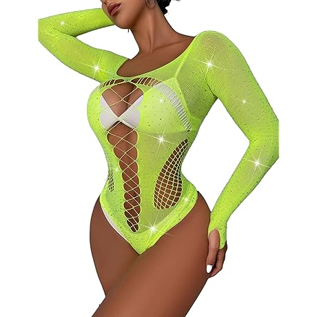 Provocative Fishnet Suit