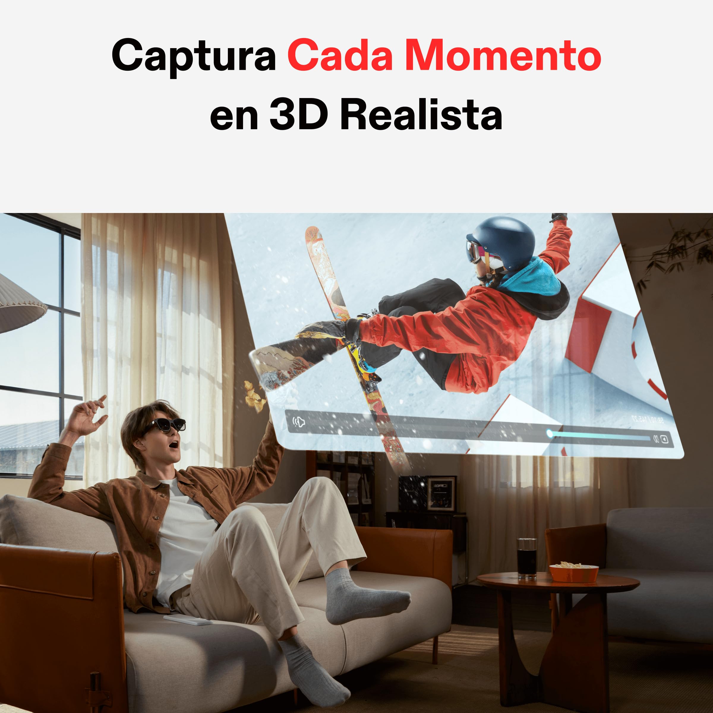 XREAL Beam Pro (6G+128G), el Compañero de Computación Espacial para AR Gafas, 3D Cámaras, Android 14, Compatible con Google Play Store Apps, Experiencias Espaciales para Cines/TV/Juegos, FHD 1080p