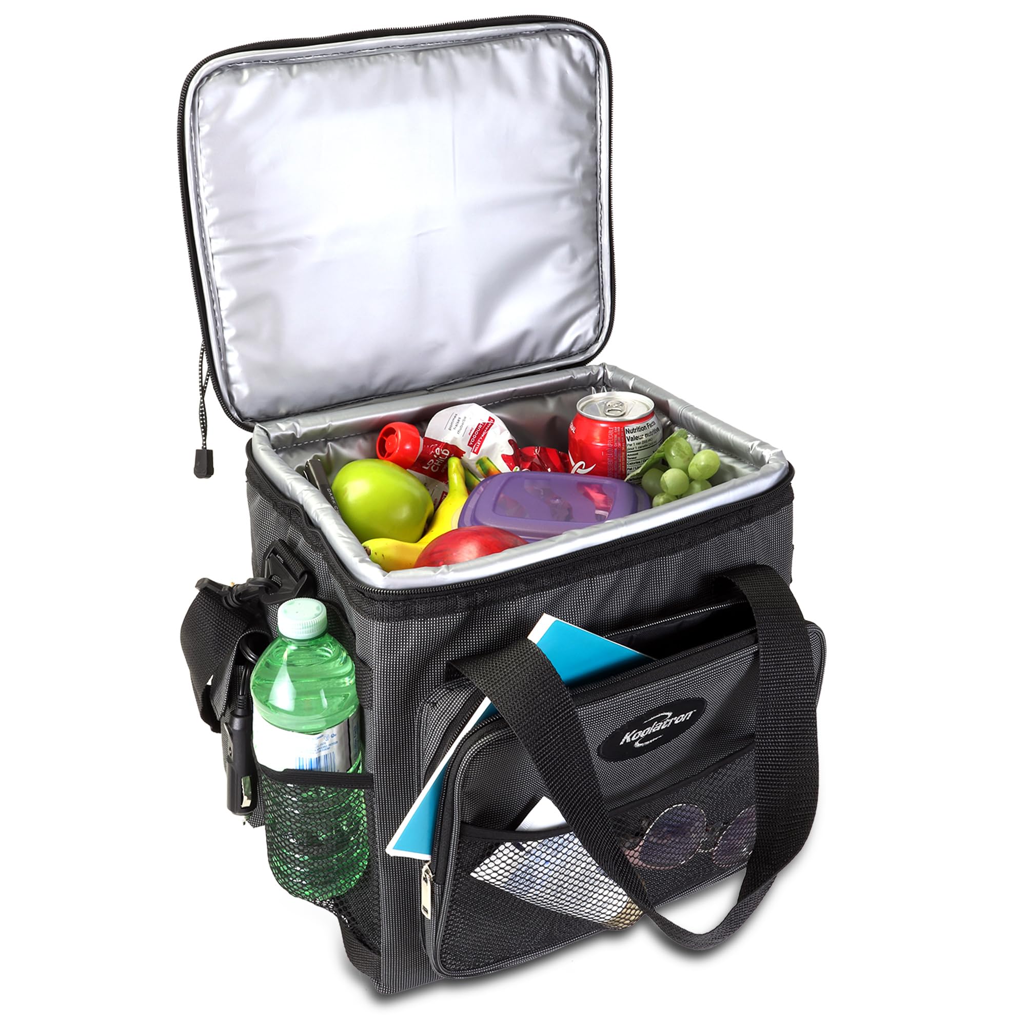 Cool Bag 13L Cool Box Insulated Cooler Bag Soft Hard Sided Thermal Bag Car Mini Fridge Keep Food Drinks Warm Cold Lunch Cool Bag for Picnic Camping Fishing Travel Outdoor Activities Black