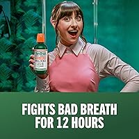 Vista 3 de TheraBreath Fresh Breath - Enjuague bucal Rainforest Mint, sin alcohol, 16 onzas líquidas (paquete de 2)