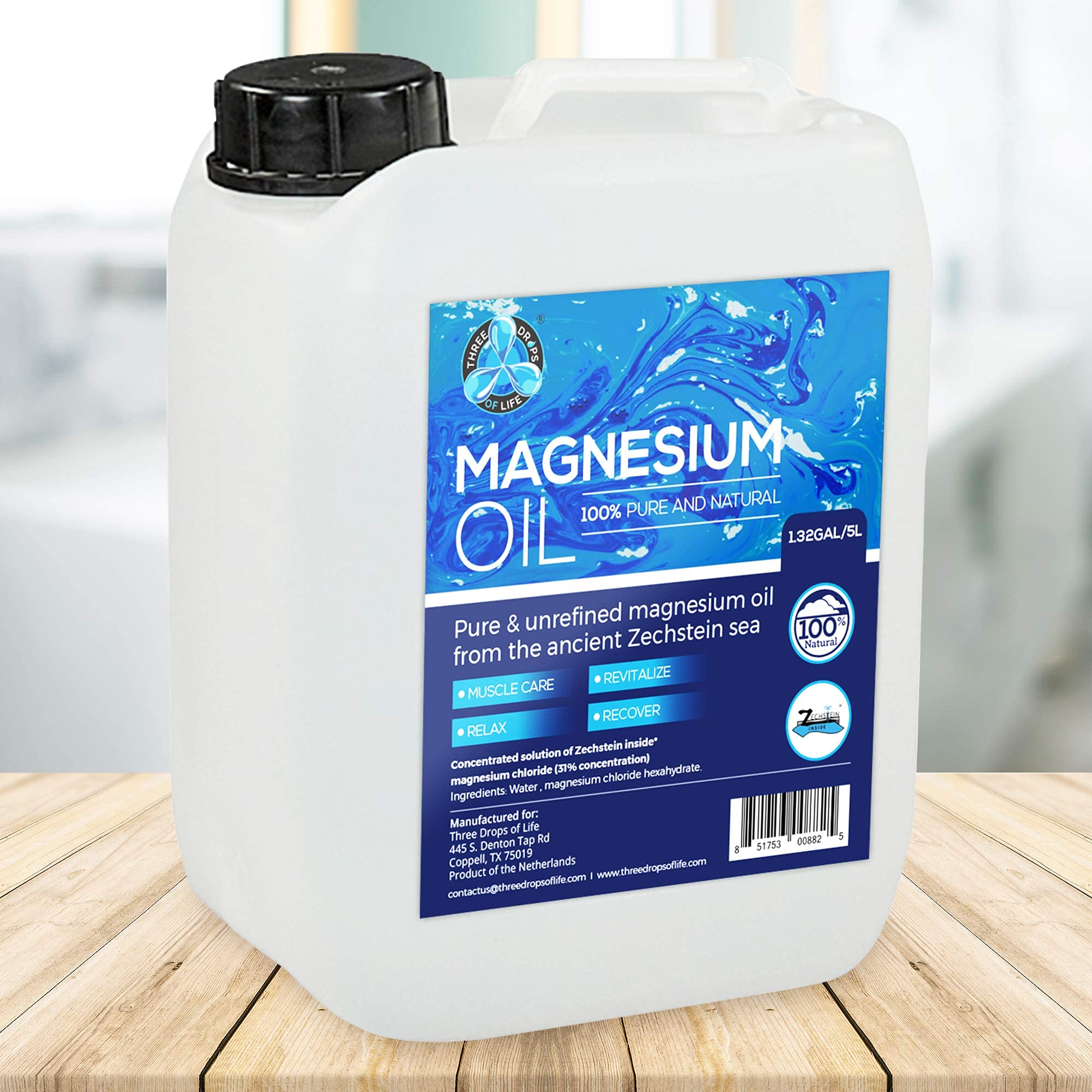 Amazon.com: Pure Magnesium Oil, Bulk Topical Magnesium Chloride