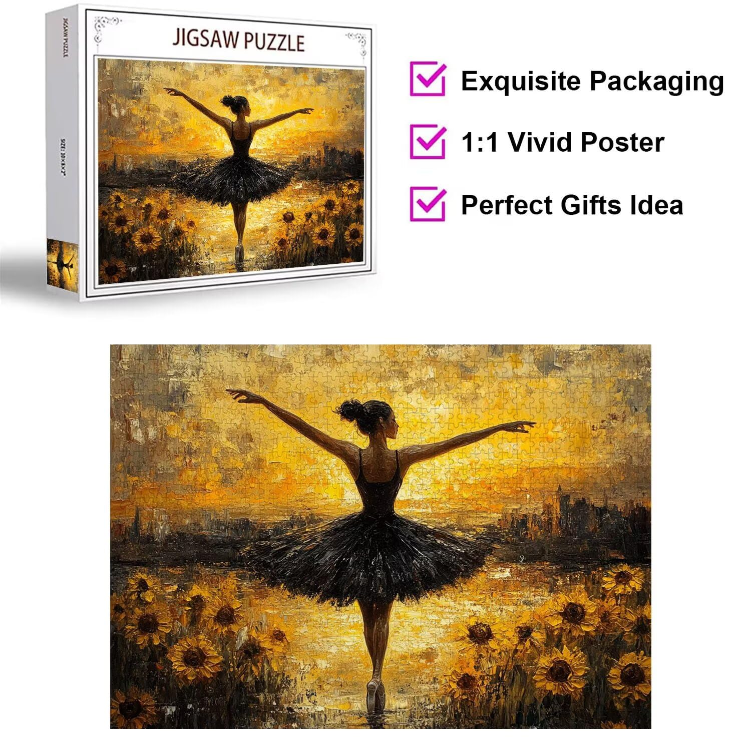 Puzzle 3000 Pezzi Donna. Puzzle Adulti, Gioco Educativo, n-670