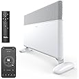 Ballu Convection Panel Space Heaters,Whole Room Heater for Indoor Use with Smart Thermostat,Remote,24h Timer,Eco,Portable Standing and Wall Mount,1500W Electric Space Heaters for Indoor Use Large Room
