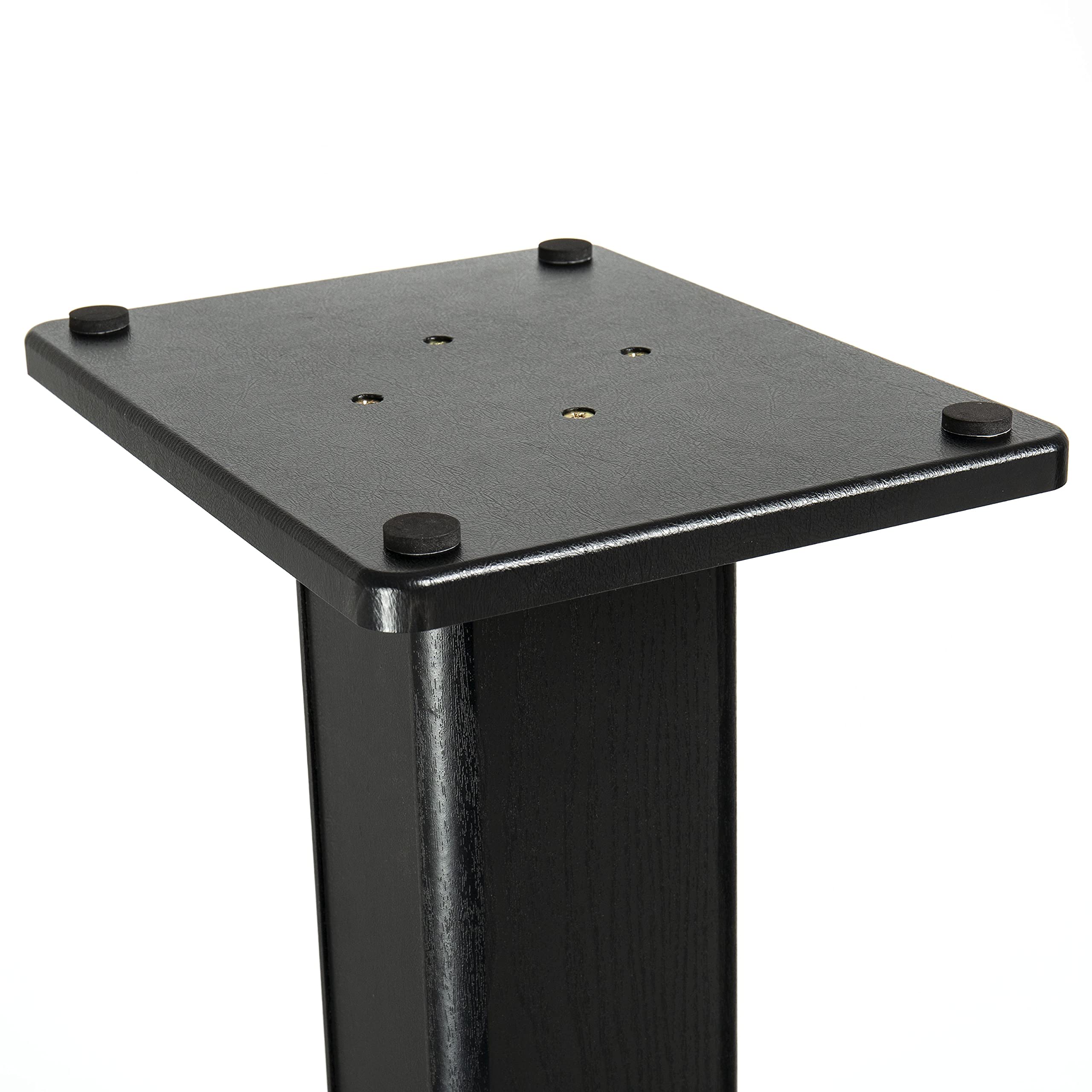 DB 060 Monitorständer, Eleganter Holzständer, Geeignet für 5-8" Lautsprecher, 90cm Höhe, Inklusive 2 Oberplatten, 2 Schraubfüße aus Gummi und Messing