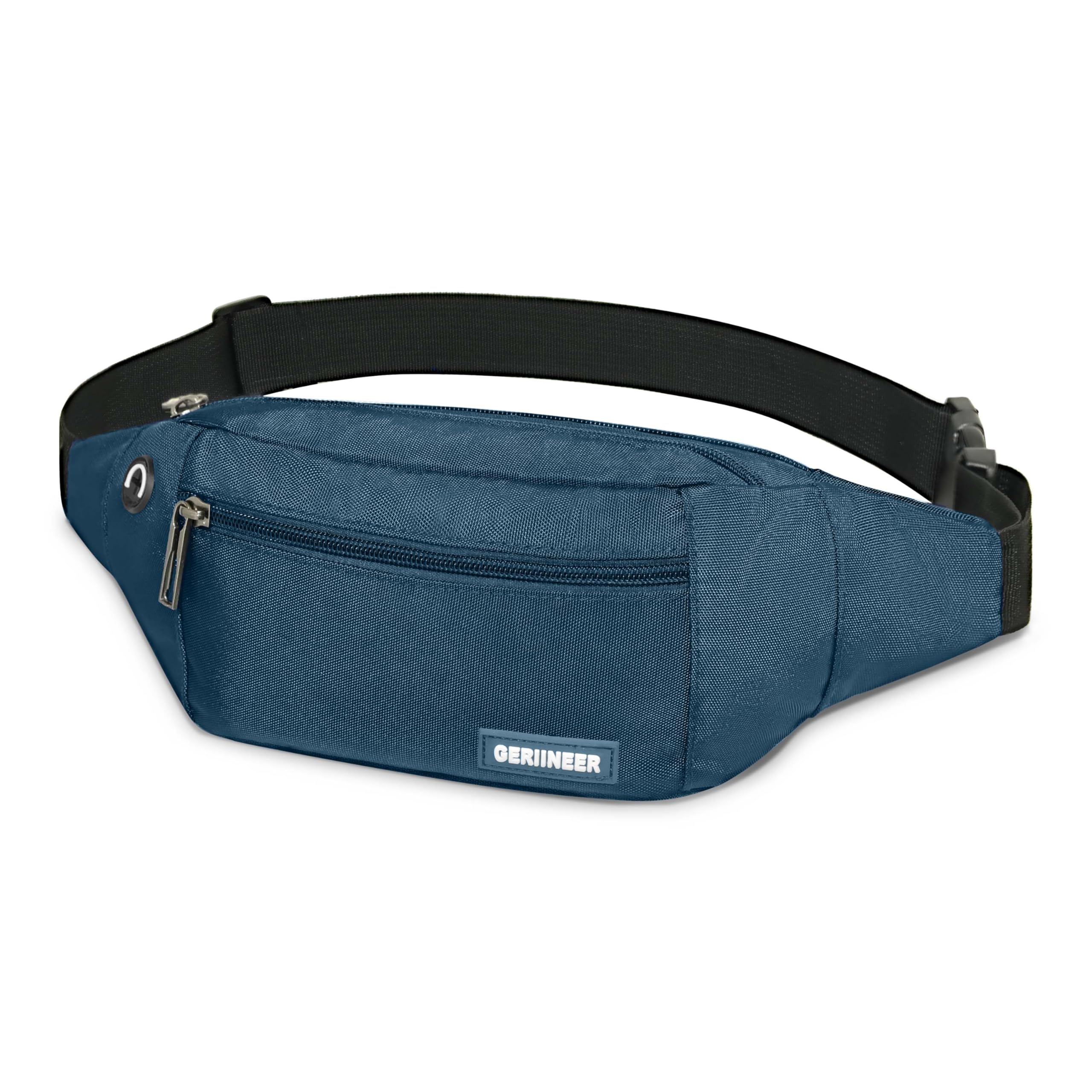 GERIINEER Bumbags Waist Fanny Pack for Women Ladies Men Waterproof for Traveling Cycling Hiking Outdoor Sport (Blue900D) — image 1