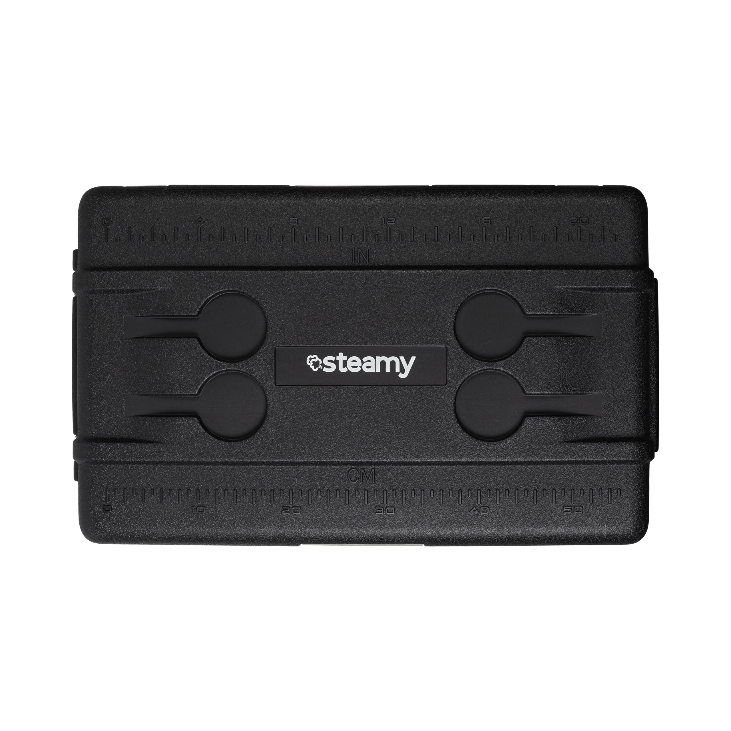 Steamy-E Single Zone 65 Roller, Frigorifero Elettrico a Compressore con Ruote, 12/24V DC e 100-240V AC, per Congelare e Raffreddare da -20℃ a +20℃, Ideale per il Campeggio, 65 Litri, Nero