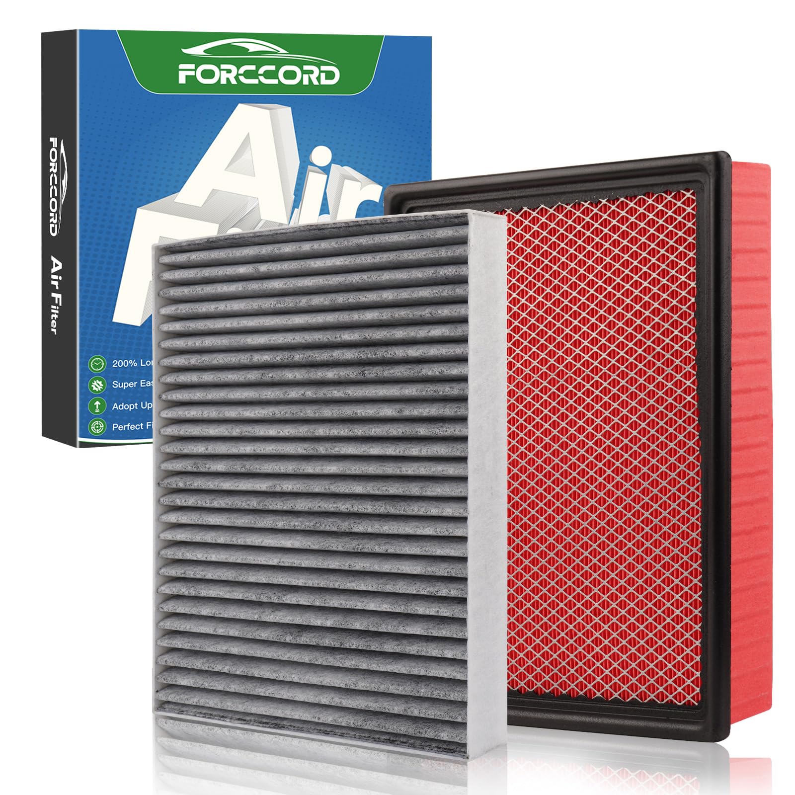 Cabin &amp; Engine Air Filter Combo for Silverado 1500/Sierra 1500 2014-2018