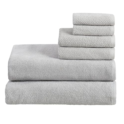Great Bay Home 100% Cotton 6 Piece Bath Sheet Set