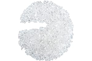 Bulk Crystal Chips: Rock Quartz Tumbled Stone Crushed Crystal Irregular Polished Stones for Home Decoration