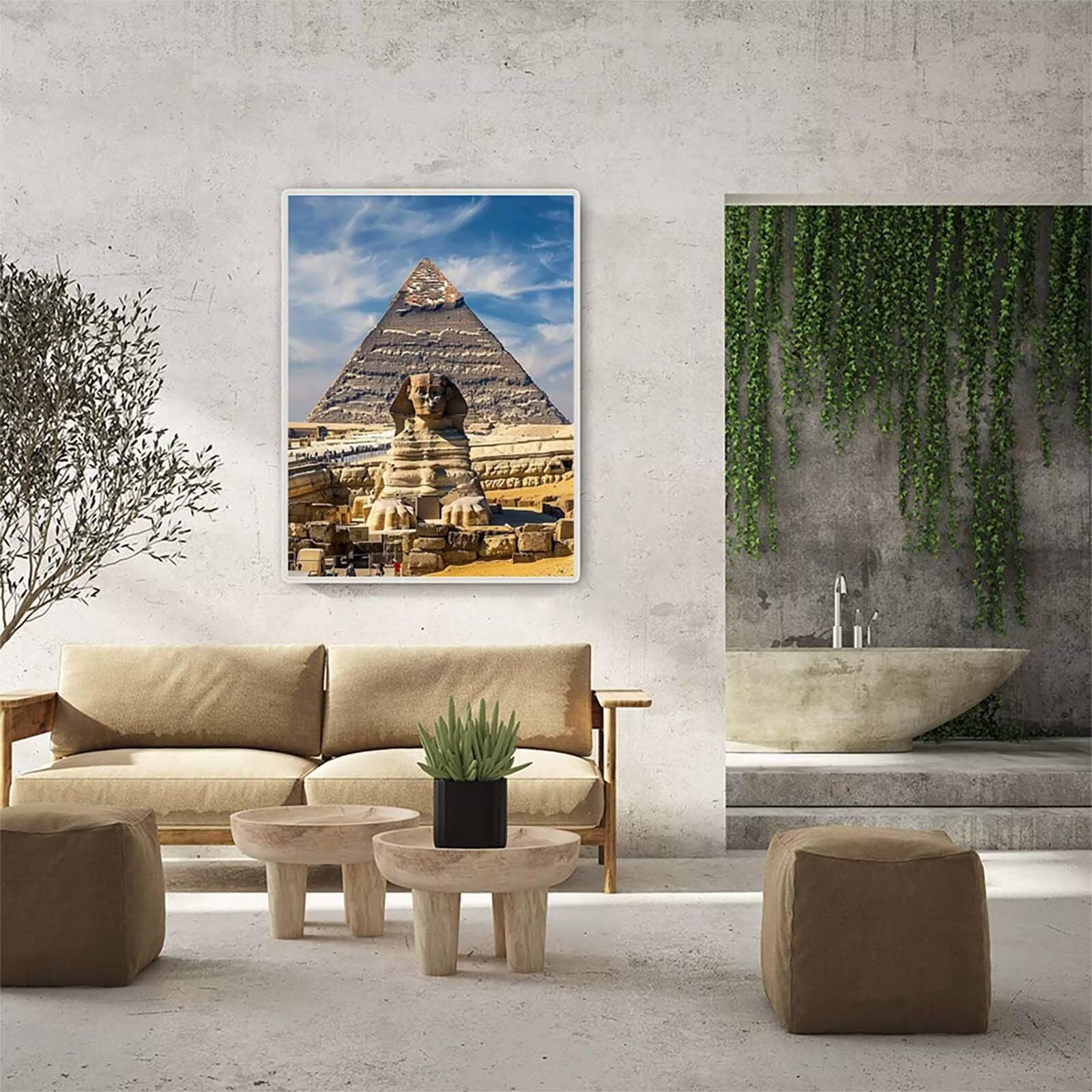 Egitto Diamond Painting Adulti 60x80cm, 5D Diamond Painting Kit F-7510
