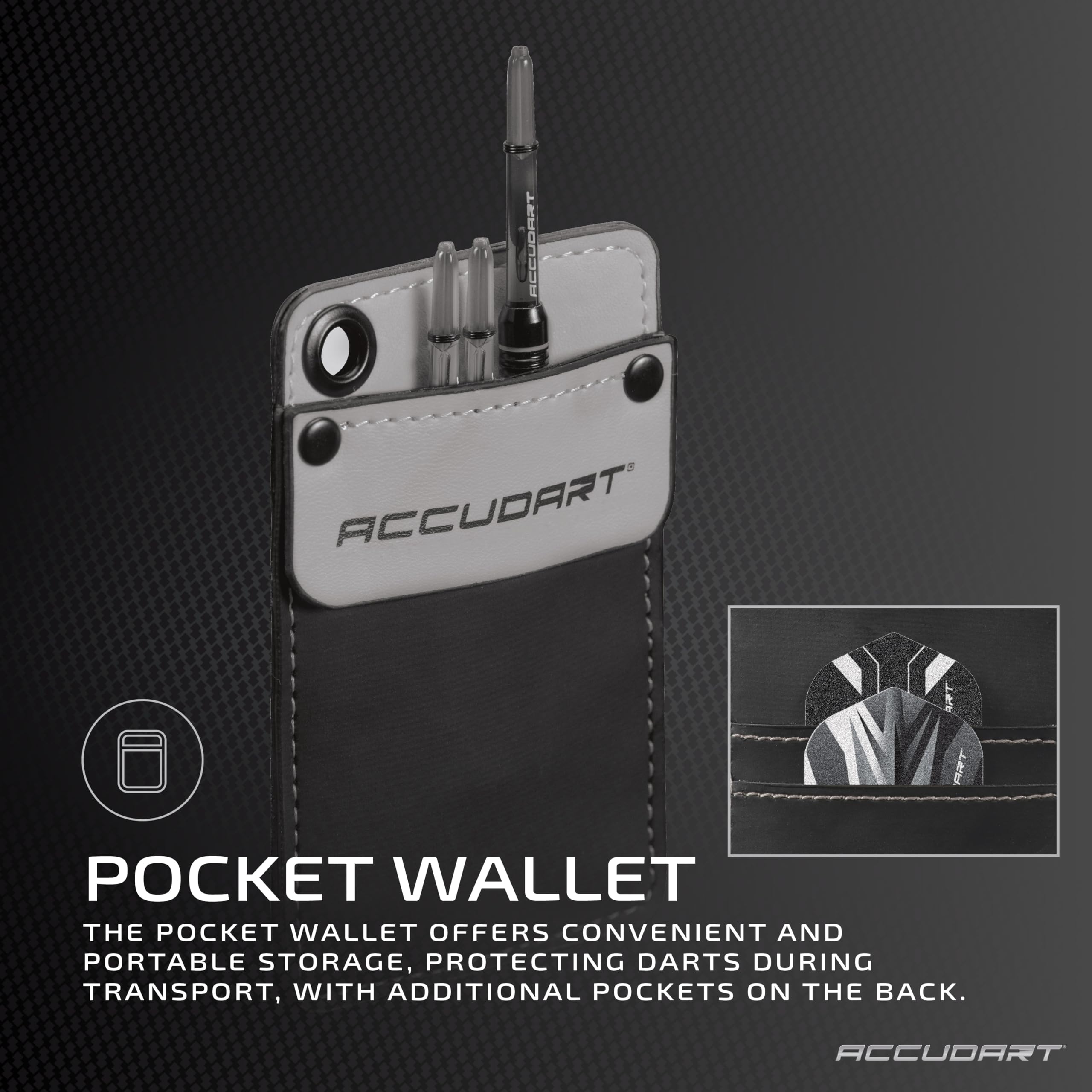 Accudart Set di Freccette a Punta Morbida 4.0 – Corpo Tungsteel – Scanalature Rotonde per Una Presa costante – aste in policarbonato – Pratica Custodia per bersagli