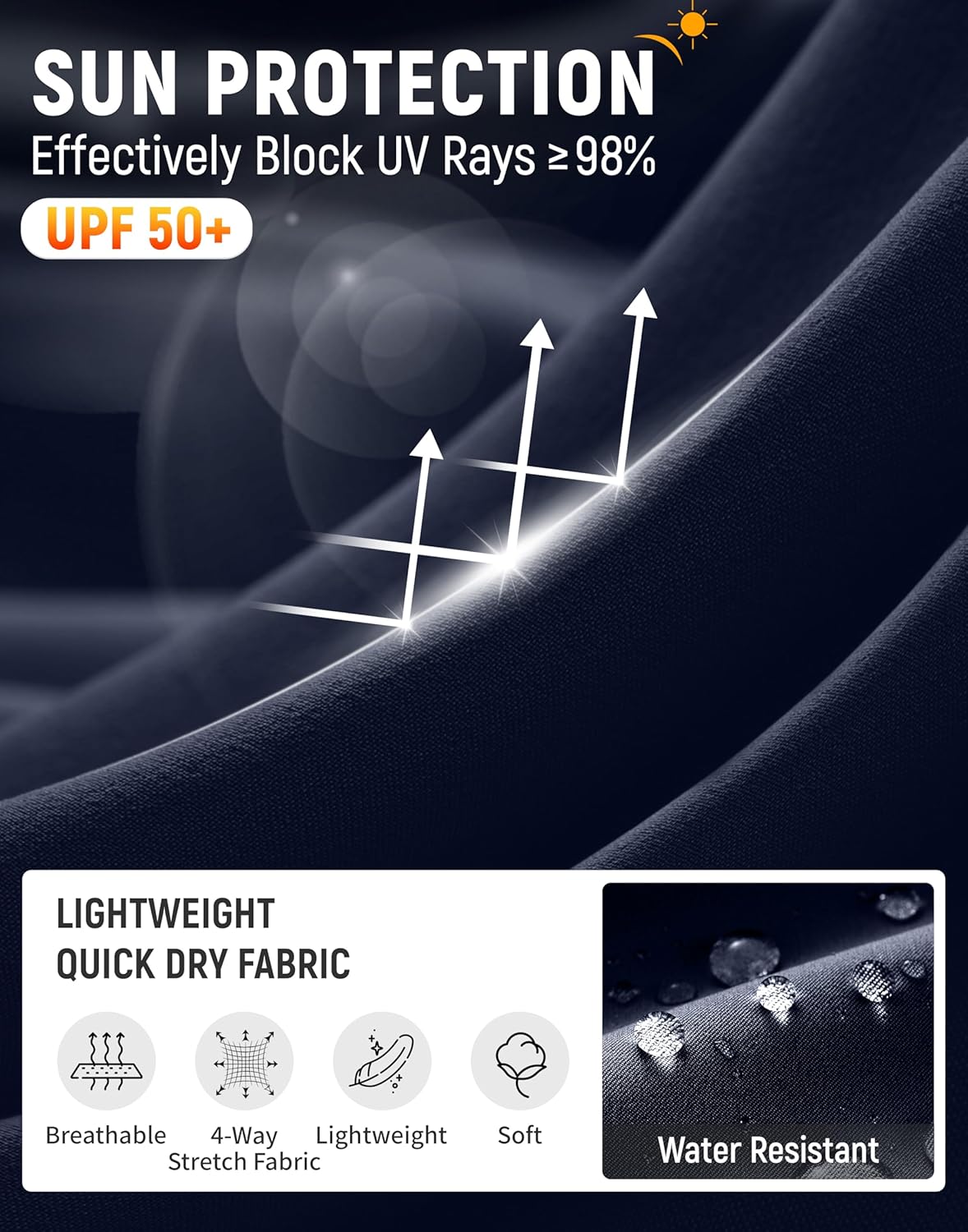 SANTINY 16" Cargo Skort with 6 Pockets Drawstring High Waisted Golf Travel Hiking Skorts for Women Dressy Casual Summer - Image 6